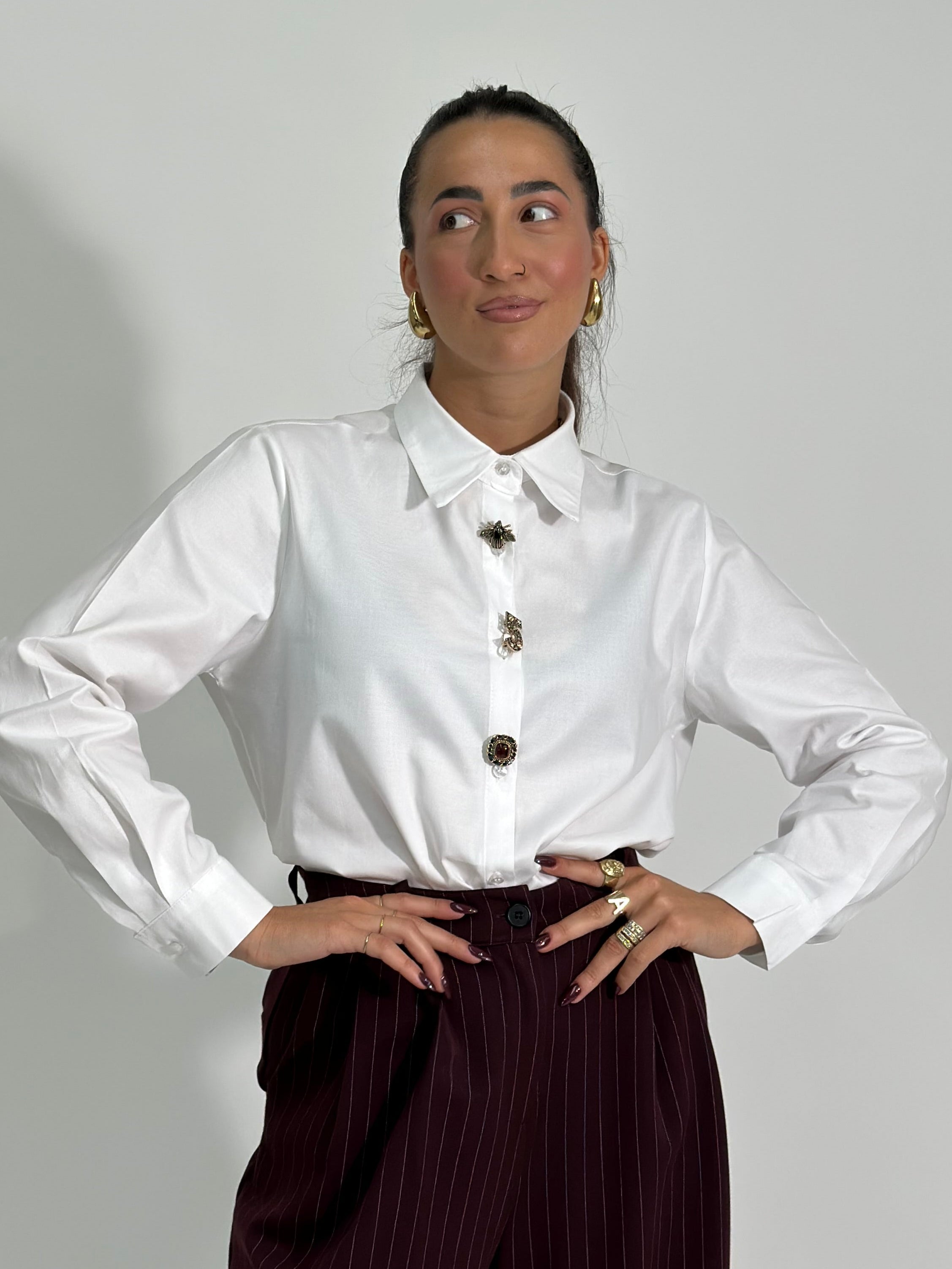 Camicia oxford 27595 BIANCO