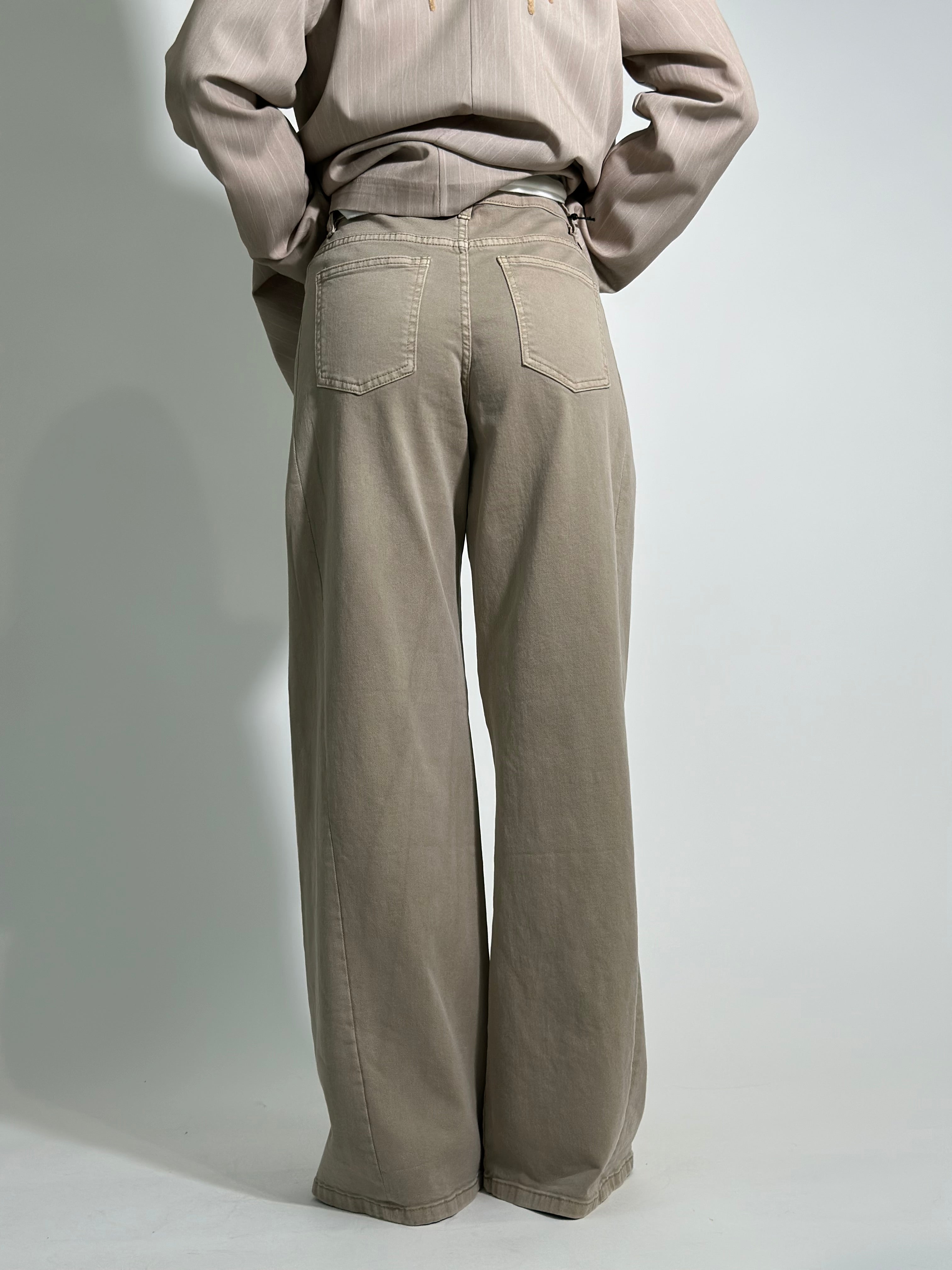 Jeans palazzo 9240 ECRU'