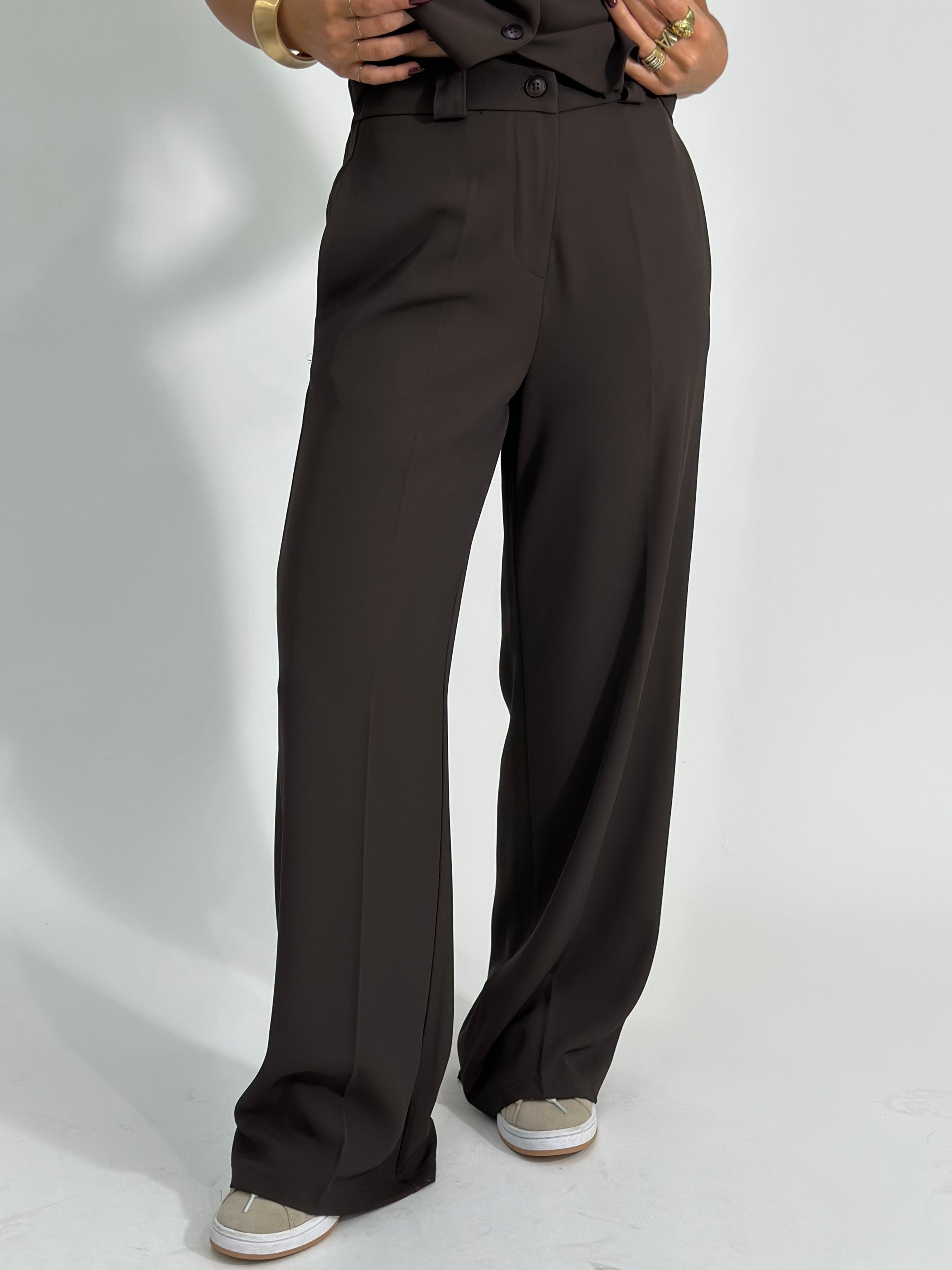Pantalone fluido 7229 MORO