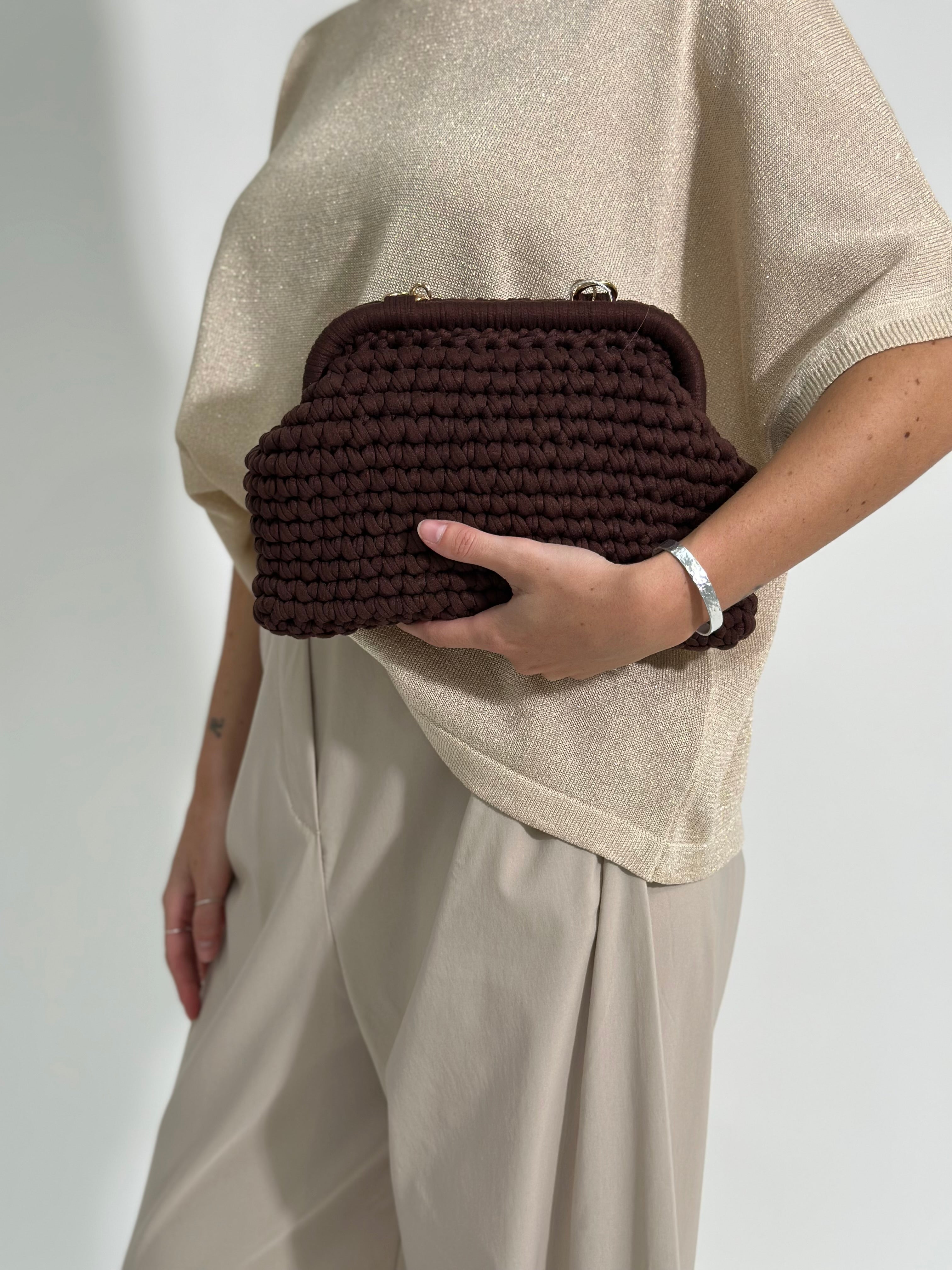Borsa clutch 2657 MORO
