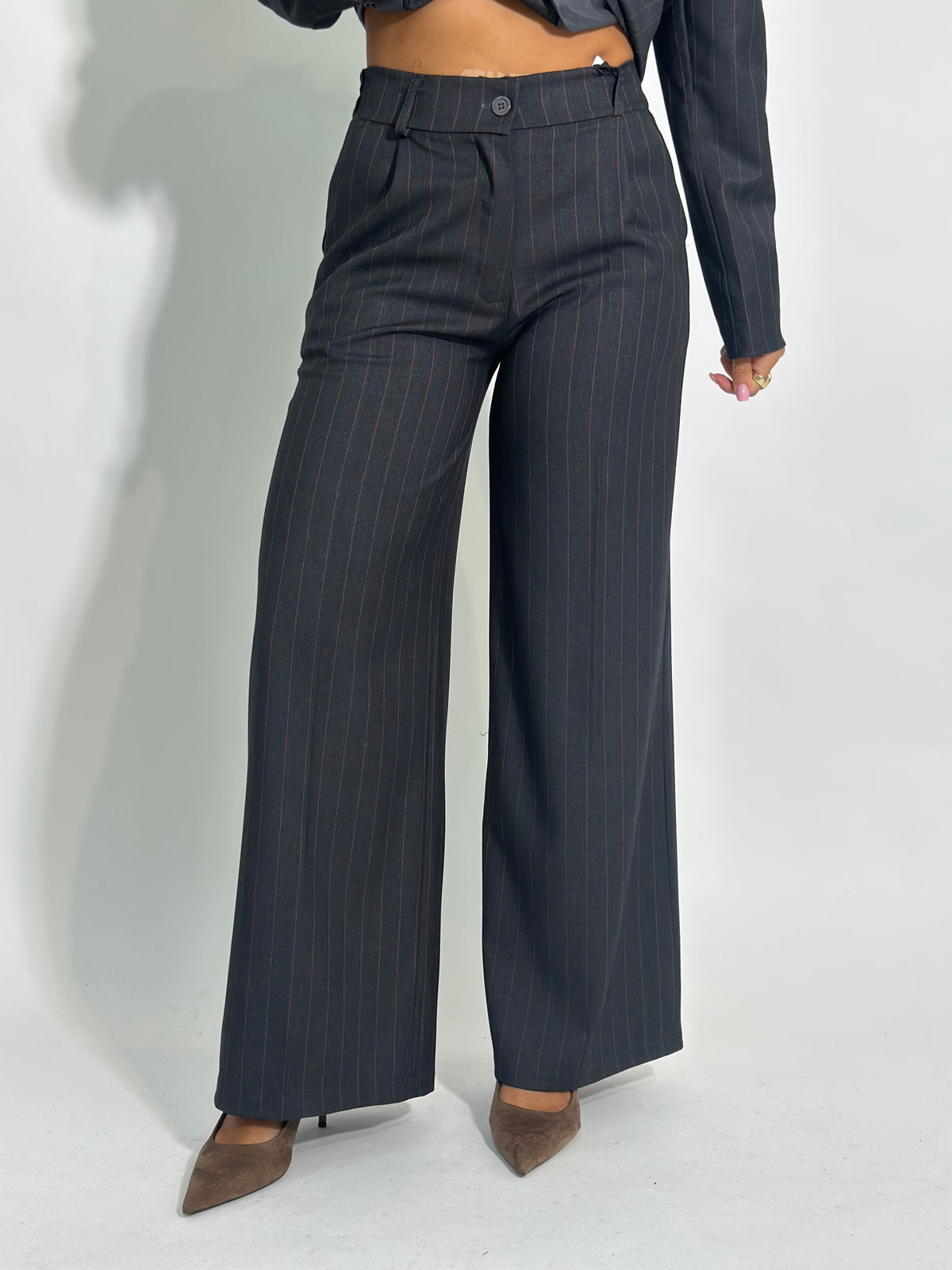 Pantalone gessato TRIS 5897