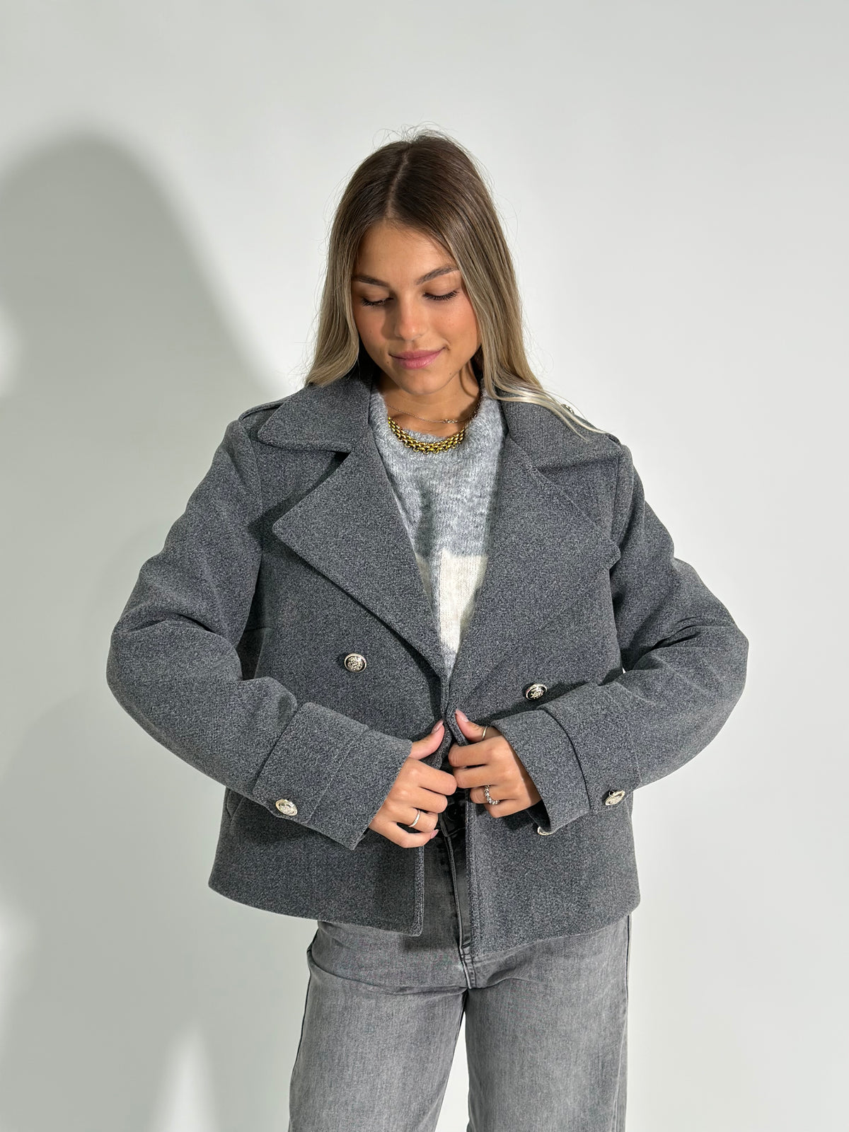 Giaccone Regency doppiopetto 82731 GRIGIO