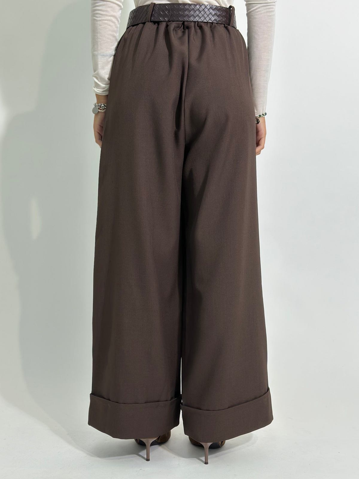 Pantalone risvolto 26521 MORO