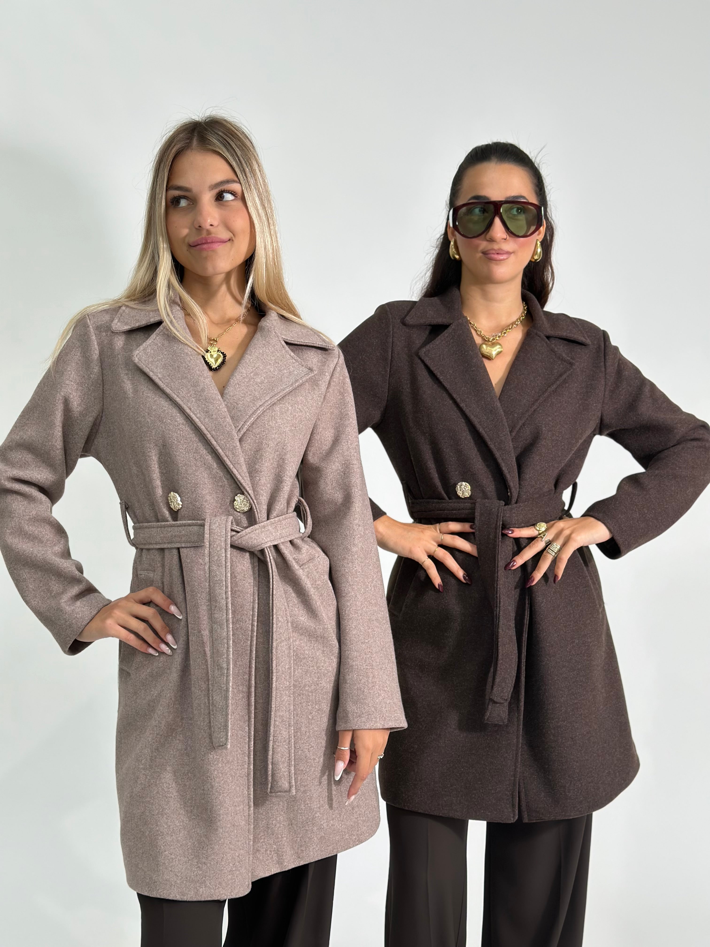 Cappotto trench 90996 BEIGE