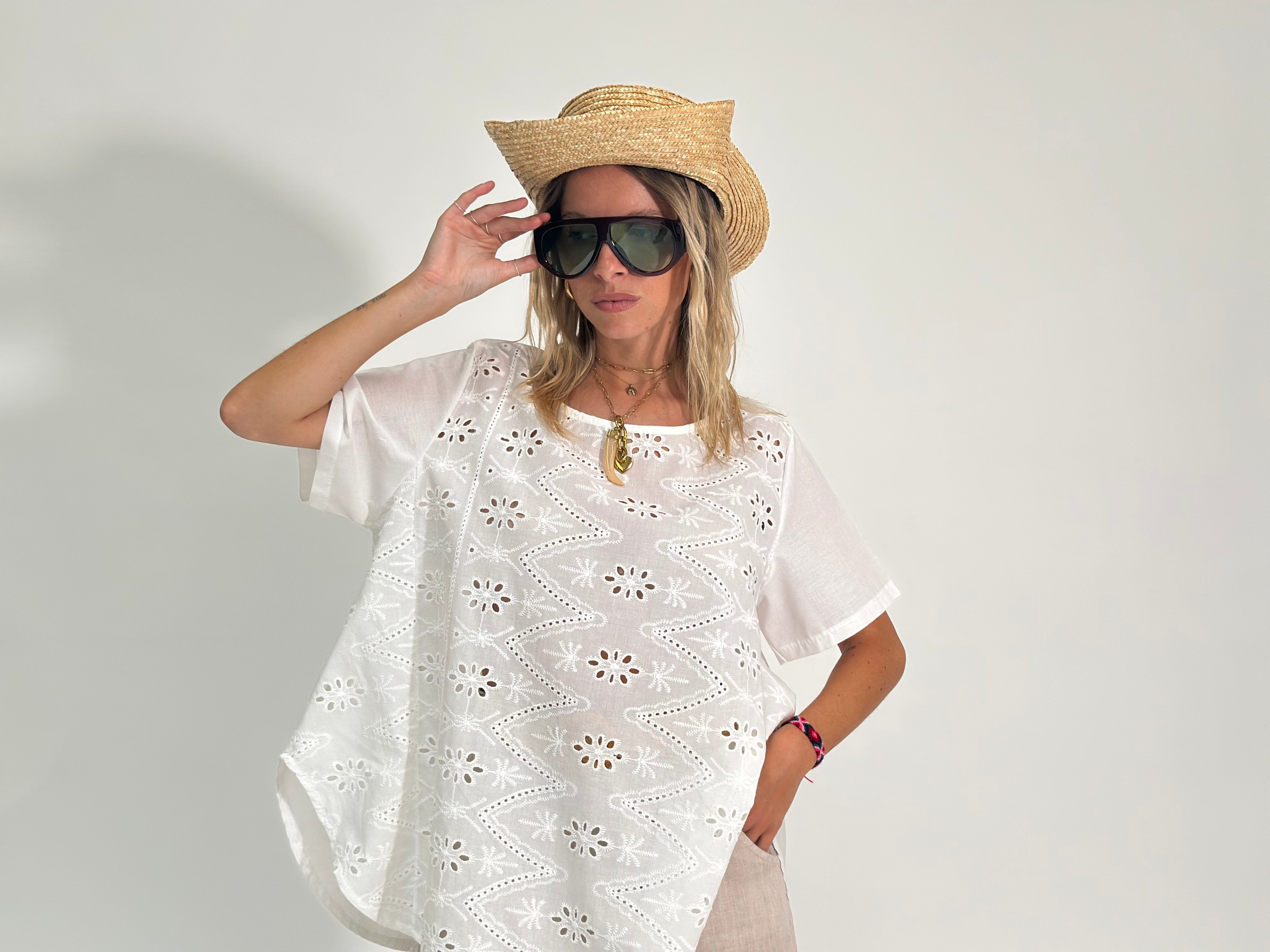 Camicia sangallo over 89988