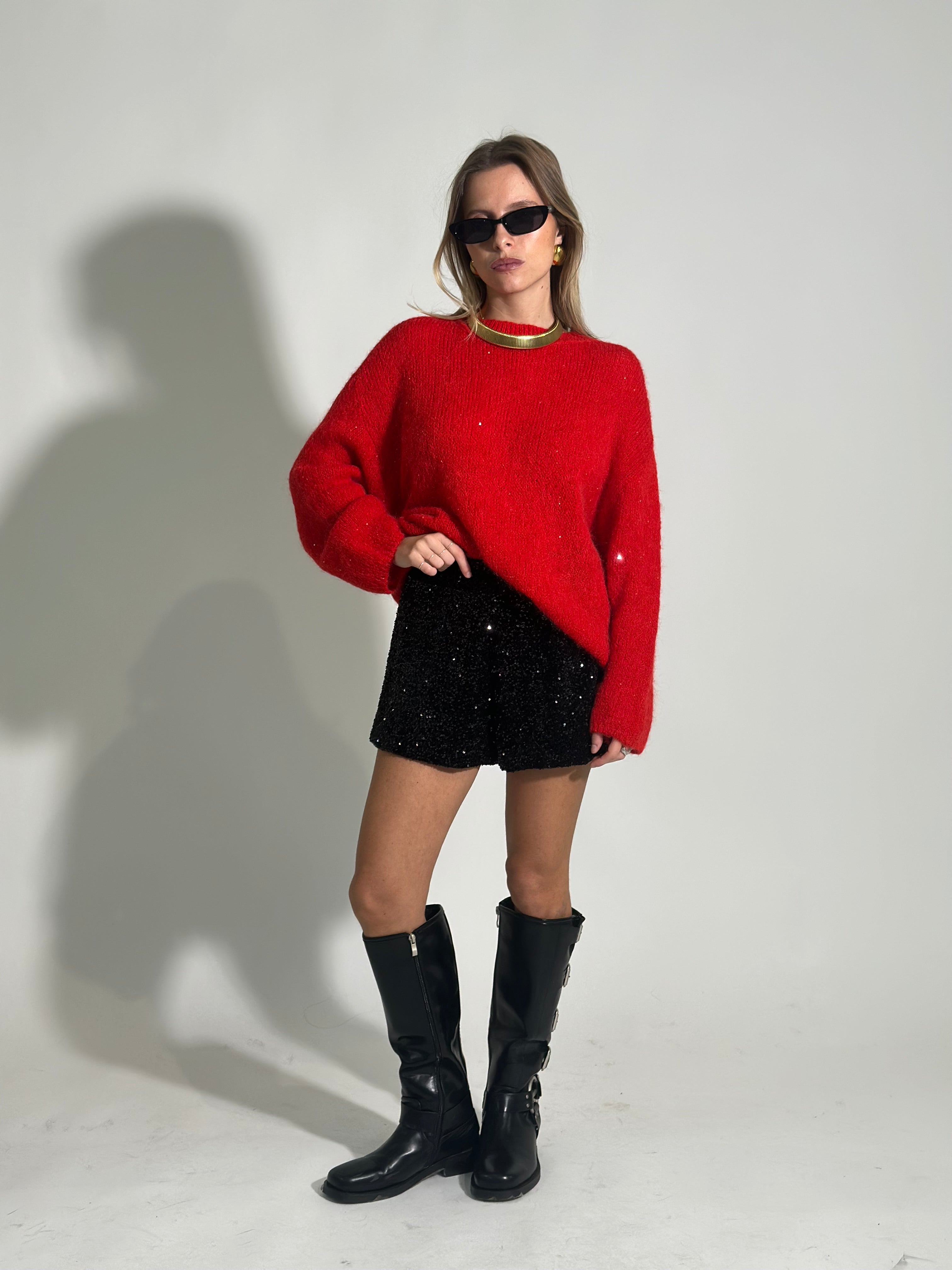 Maglia alpaca paillettes 5249