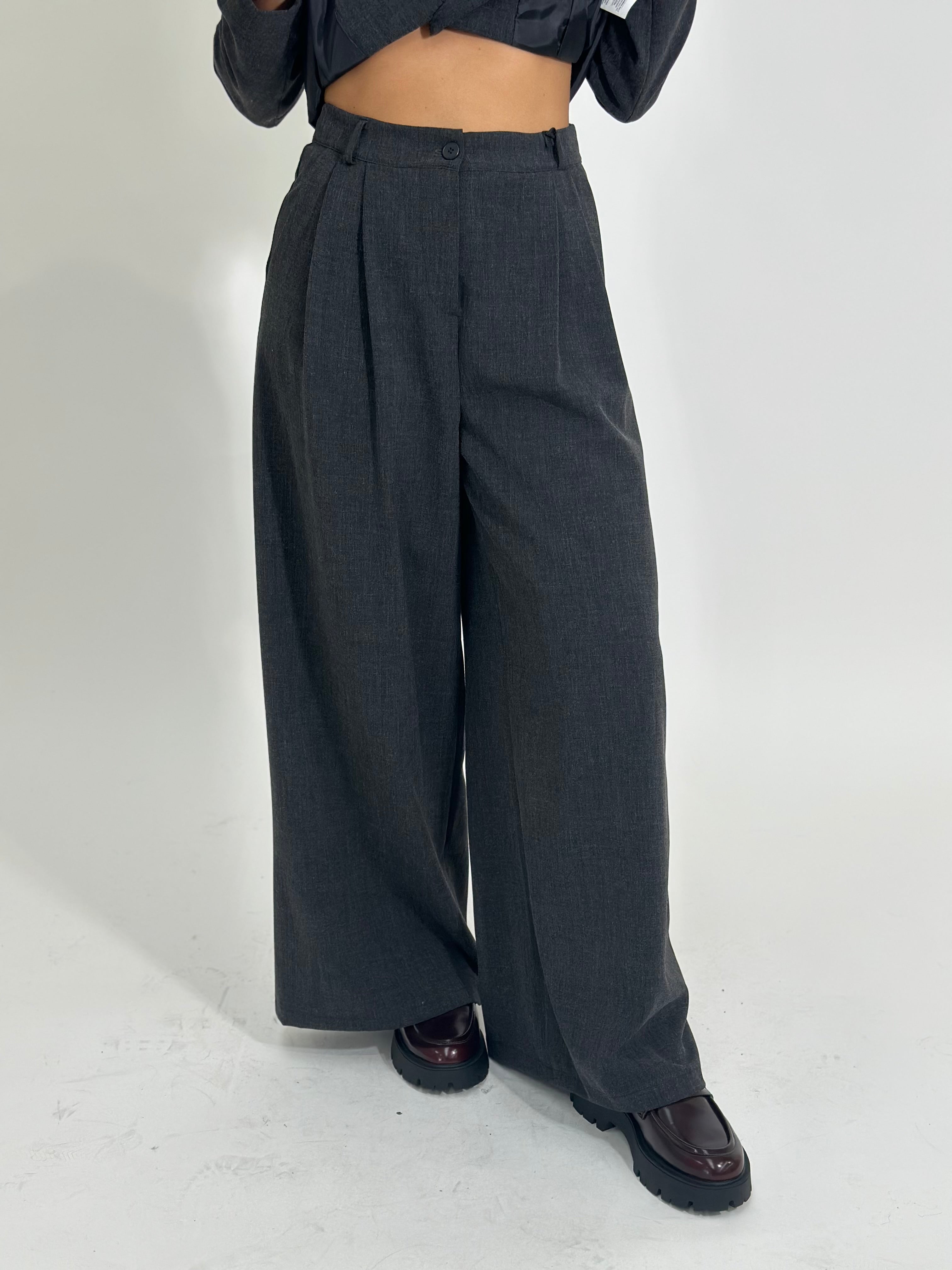 Pantalone fresco lana 7158 GRIGIO