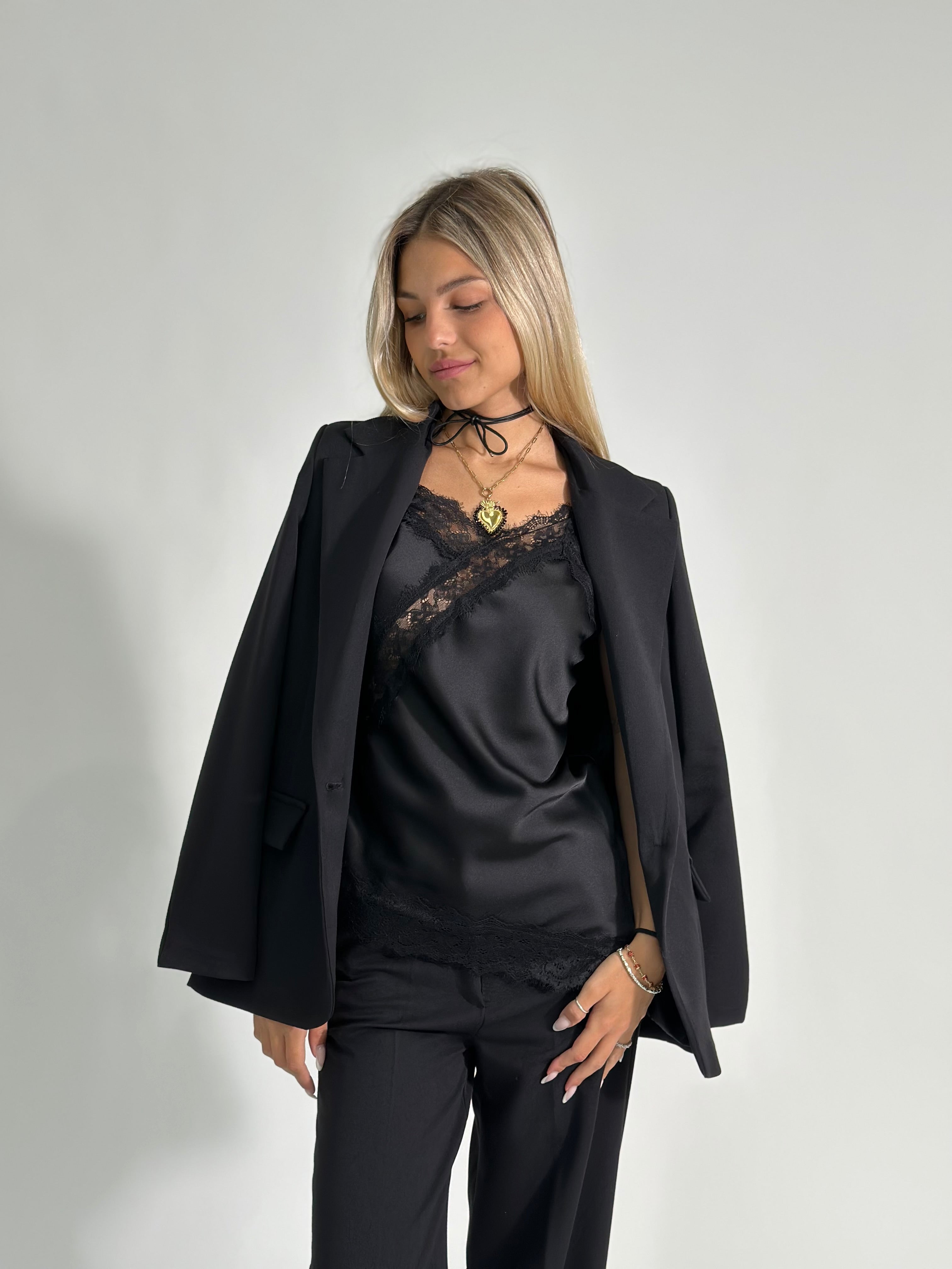 Top pizzo 2720 NERO