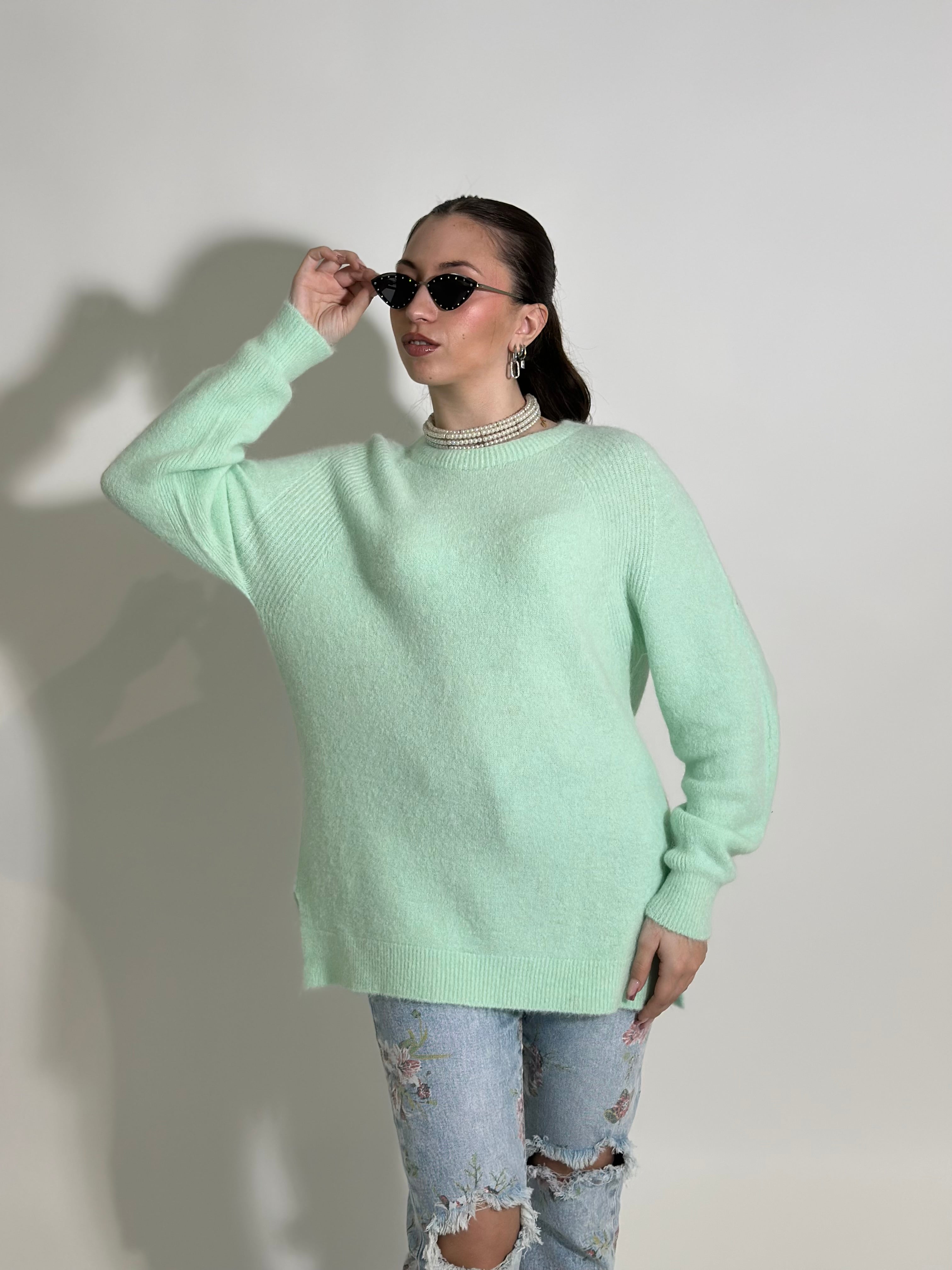 Maglia Alpaca LUMINA 0045 VERDE