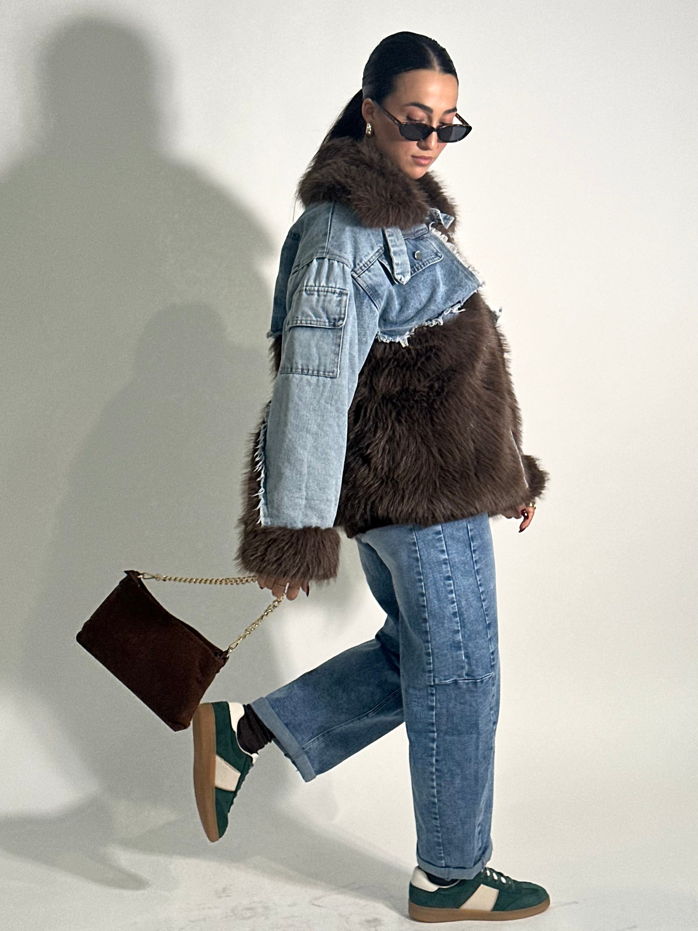 Giaccone denim Q0031