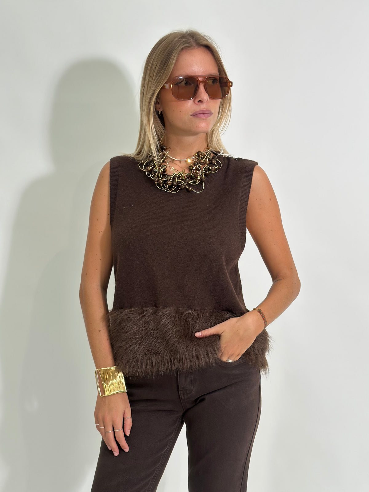 Maglia fluffy 7389