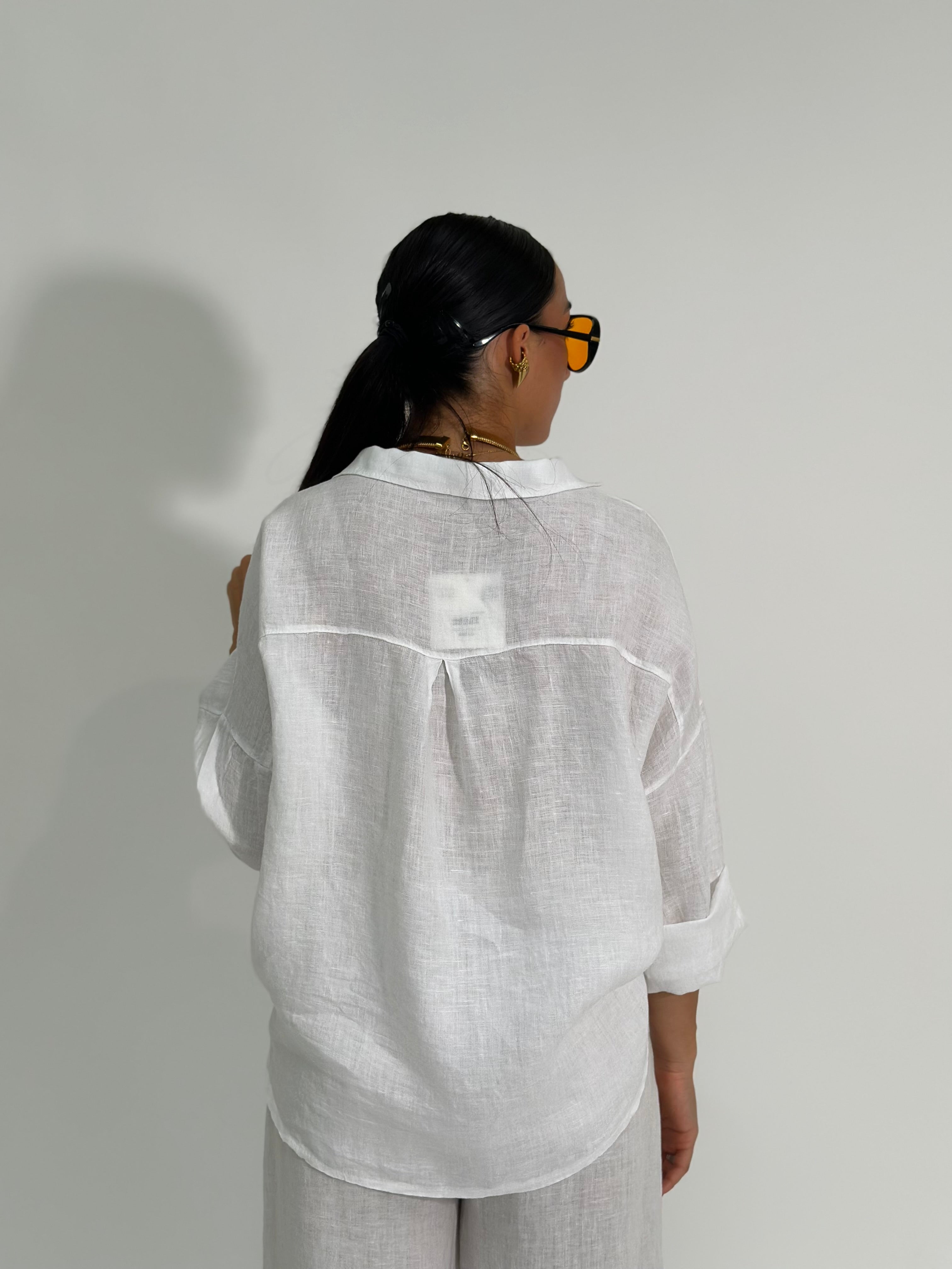 Camicia lino over 89303