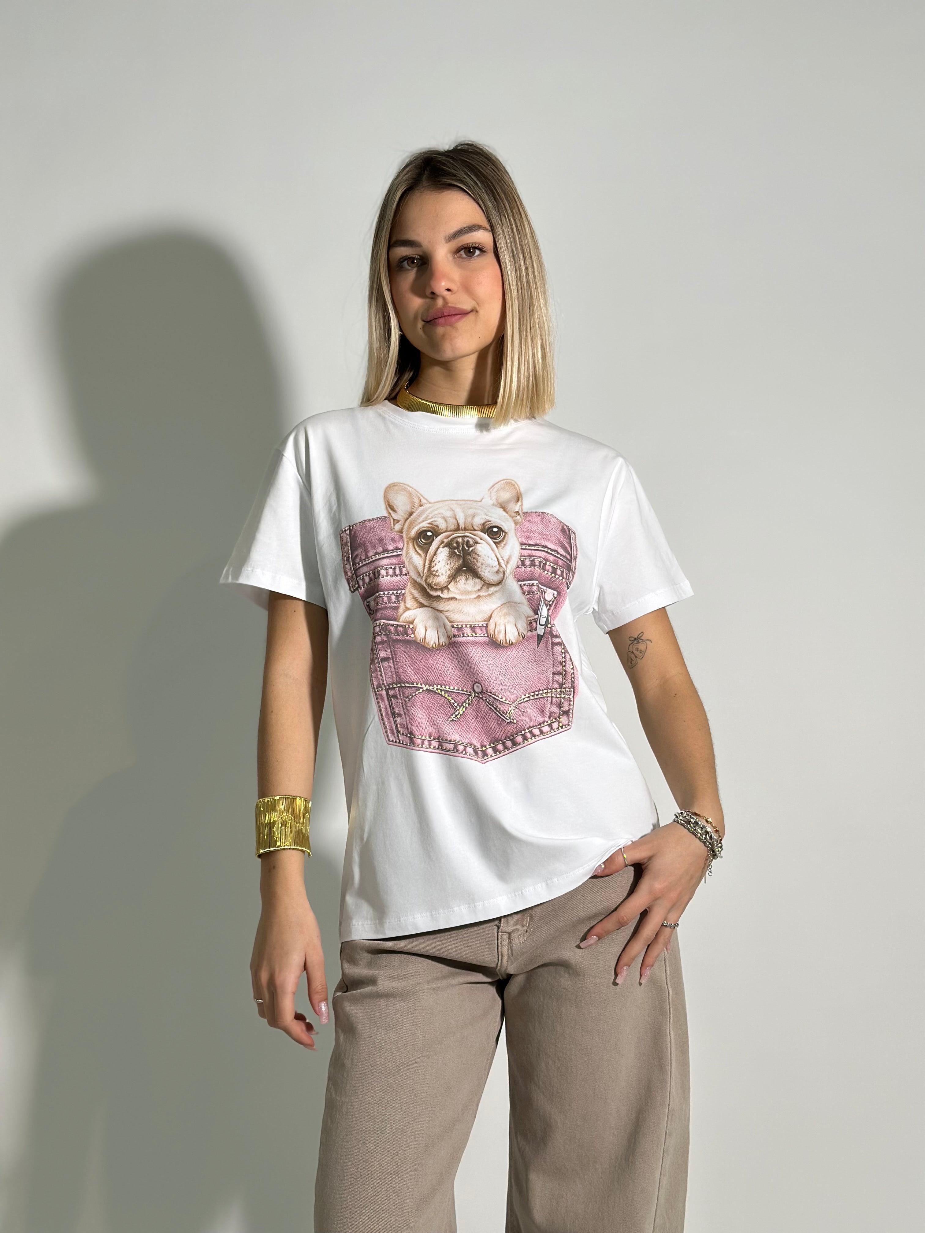 T-shirt bulldog 301 PROMO 3+1 OMAGGIO