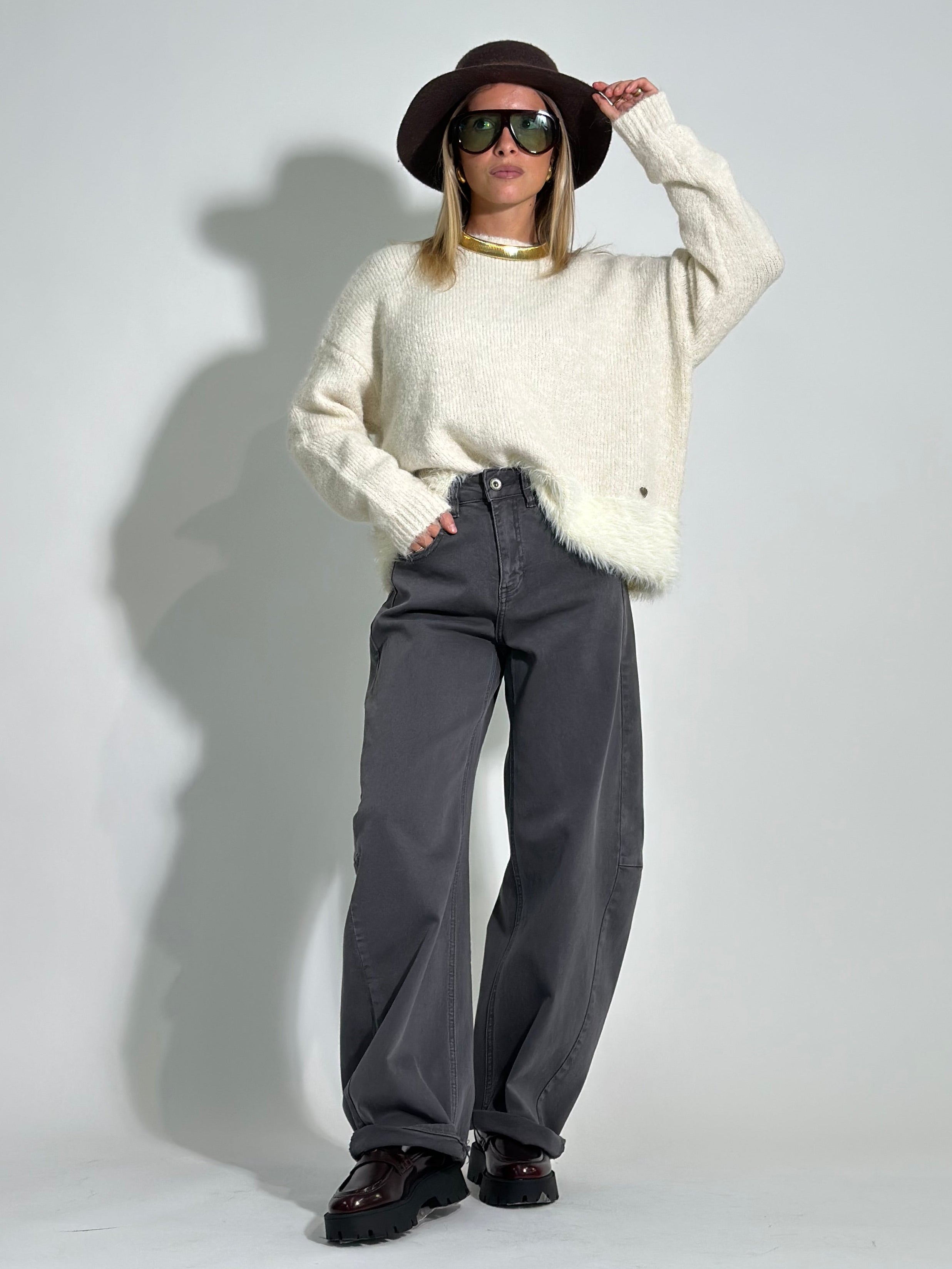 Pantalone baloon 9285 GRIGIO