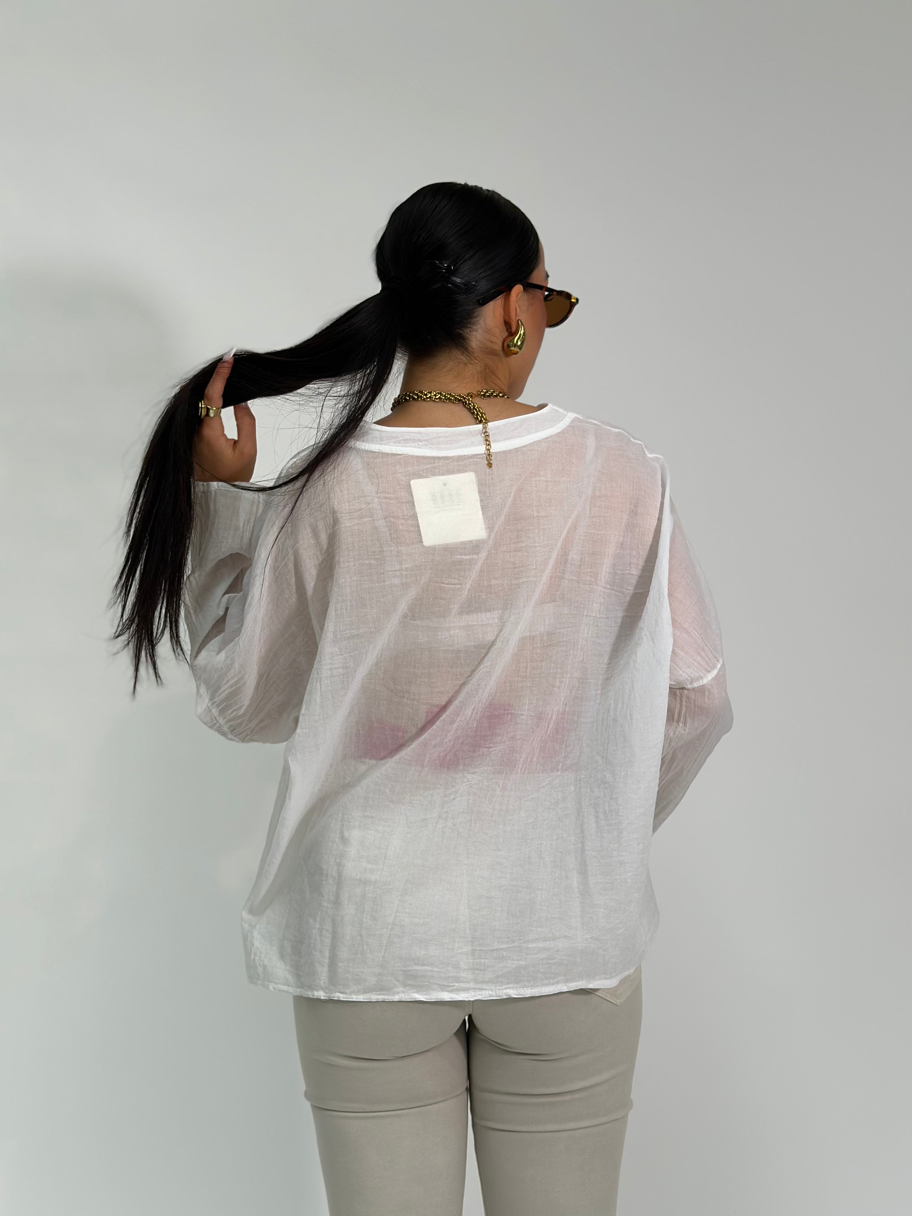 Camicia pelle d'uovo 5557