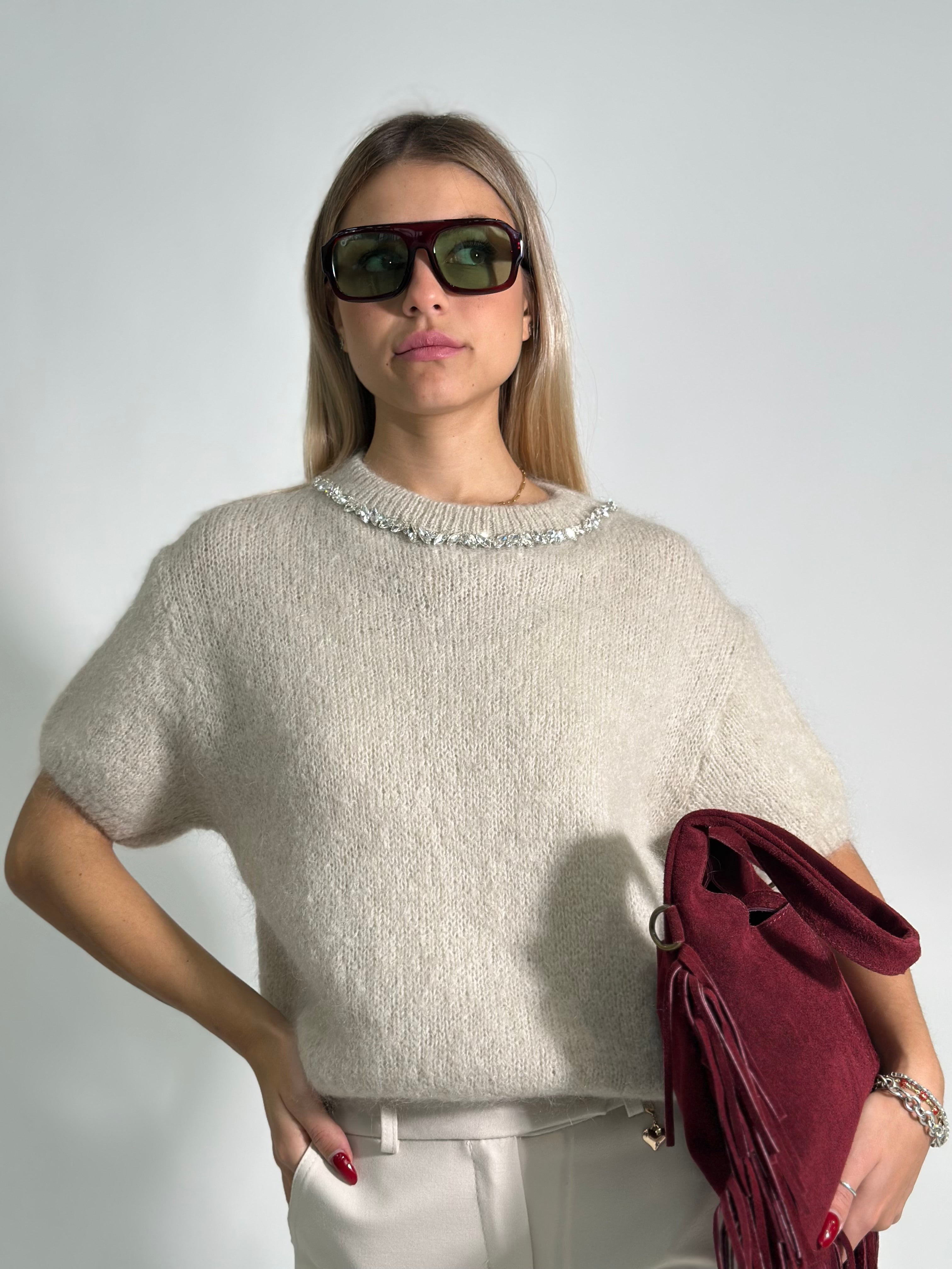 Maglia cristalli 3802