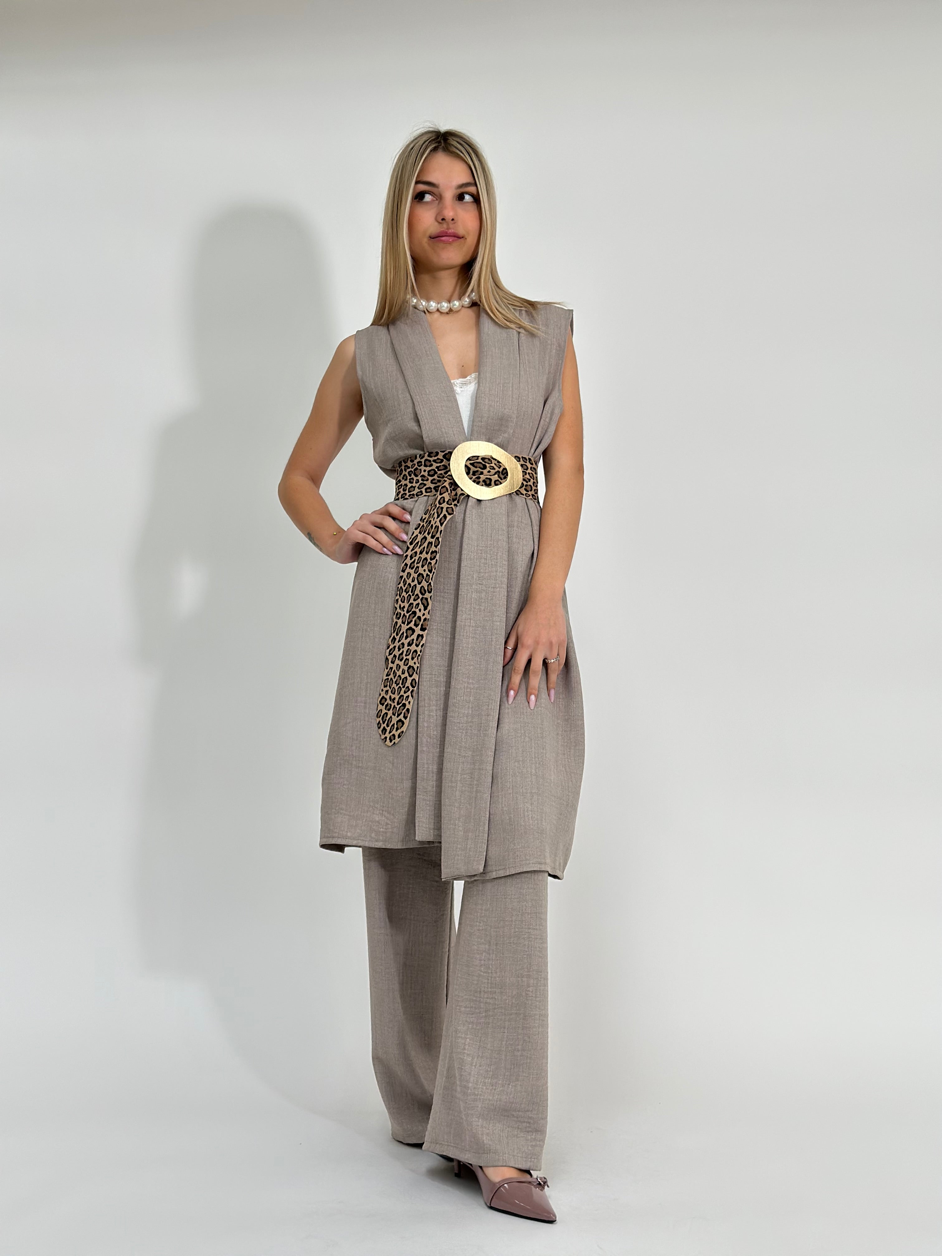 Completo smanicato 90487 TAUPE