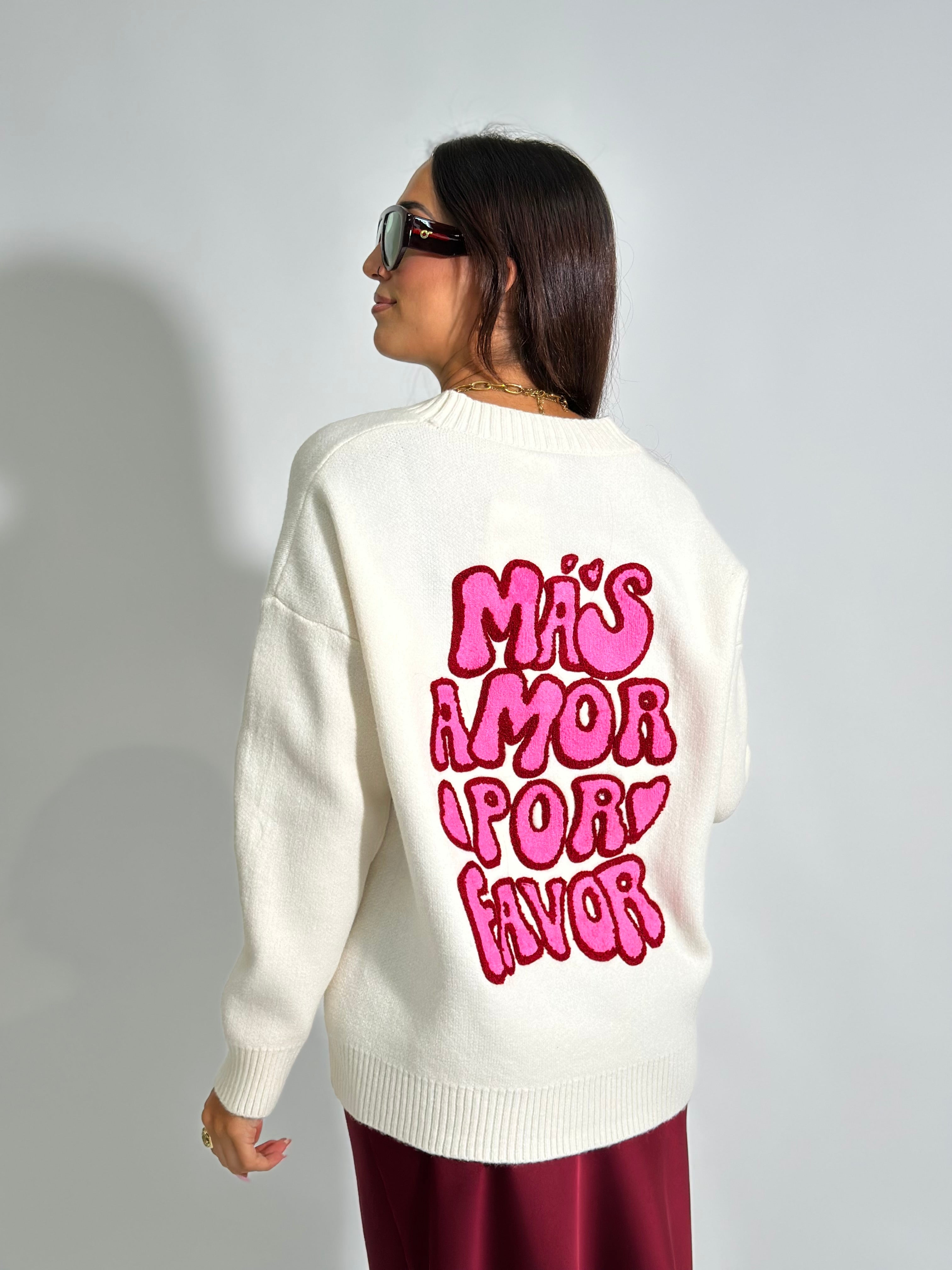 Cardigan Mas Amor S1119 PANNA