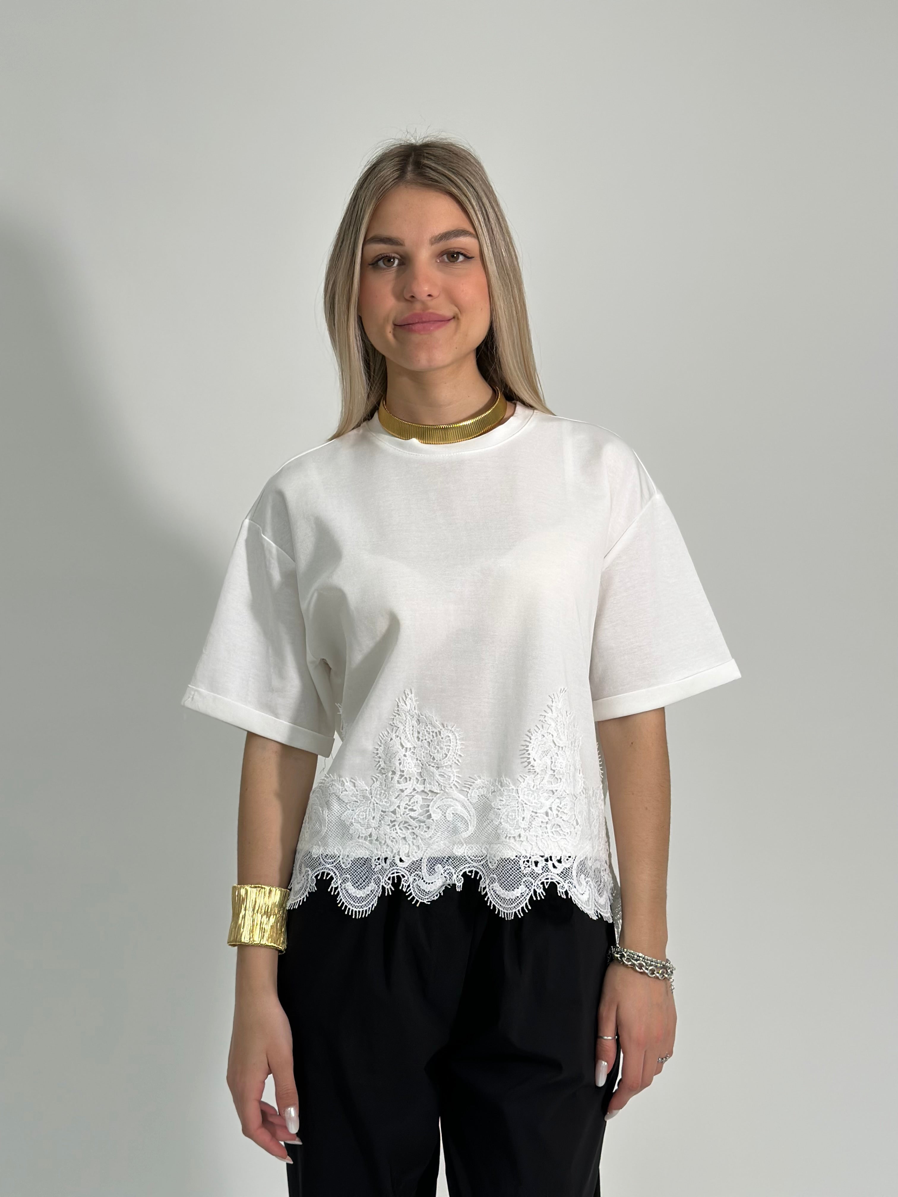 Maglia pizzo F6552