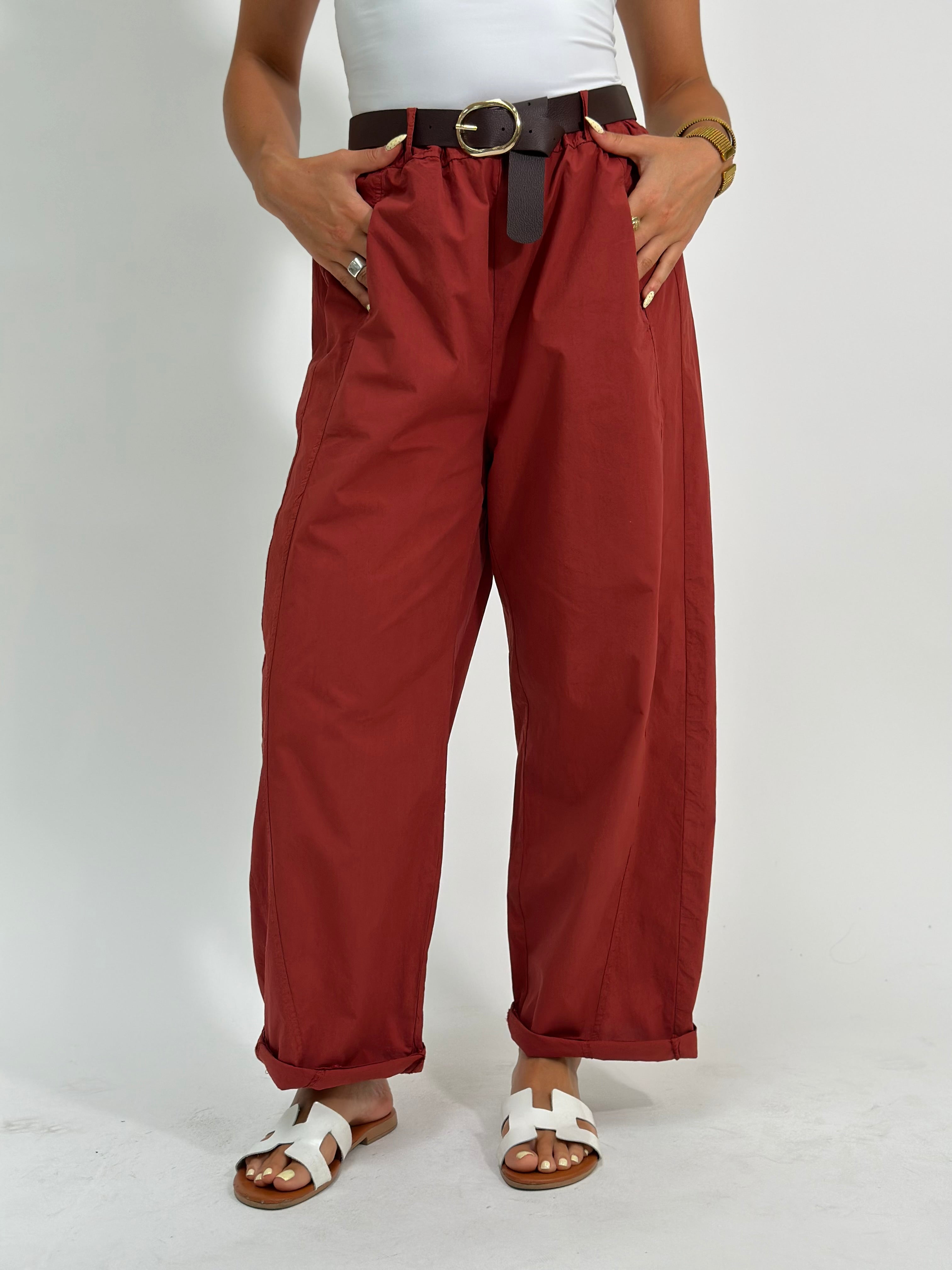 Pantalone baloon 1560 MATTONE