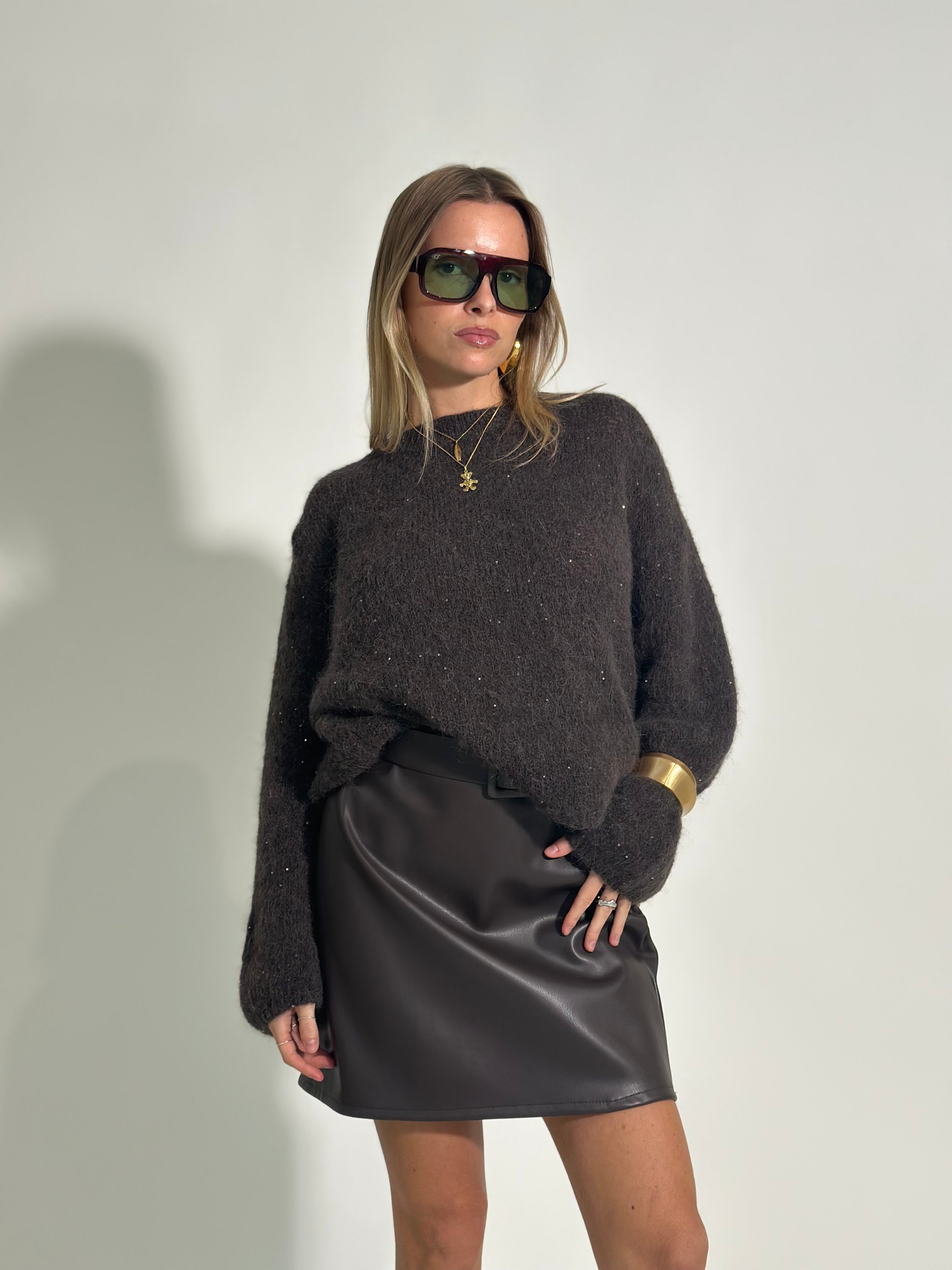 Maglia alpaca paillettes 5249