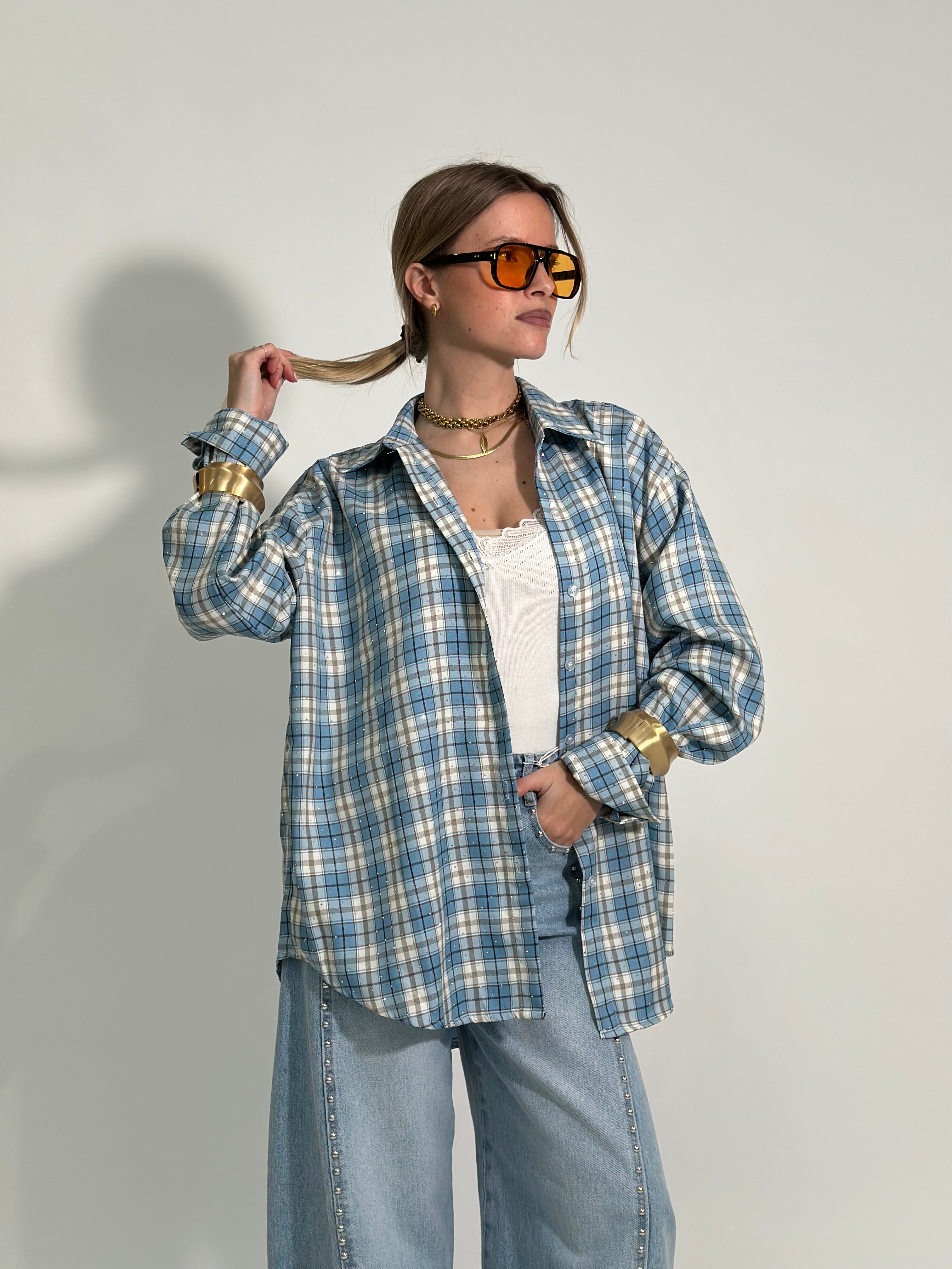 Camicia madras brillantino 2513