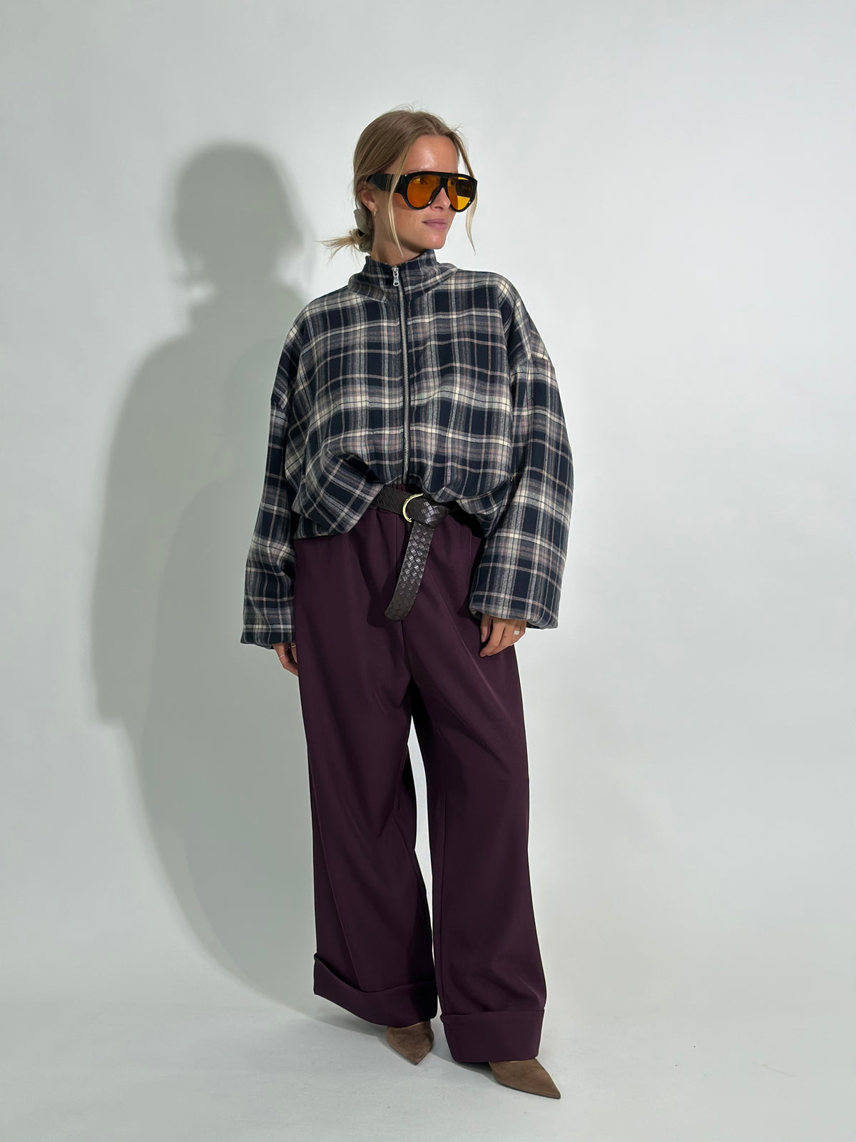 Pantalone risvolto 26521 BORDO'