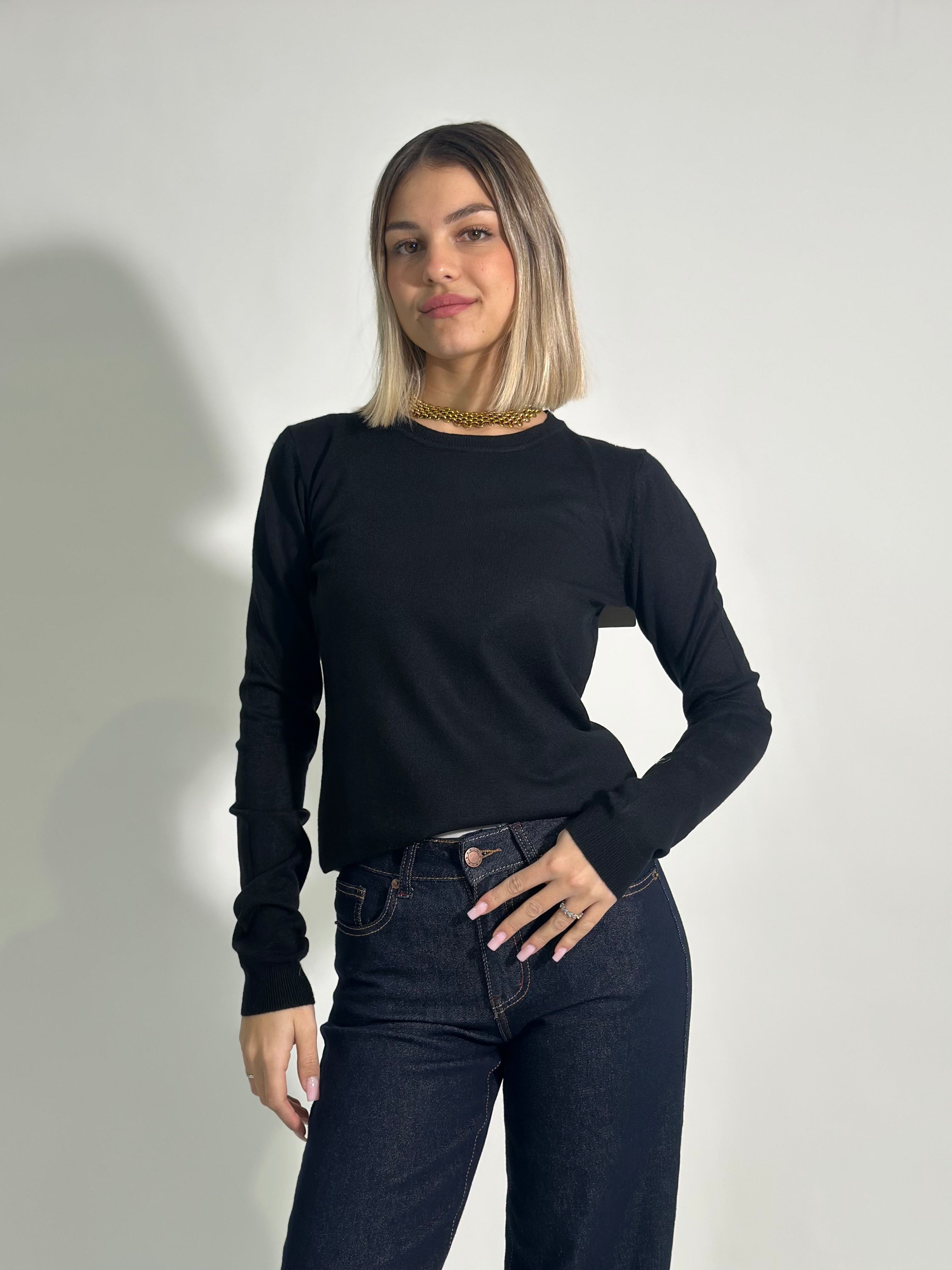 Maglia girocollo basic C652