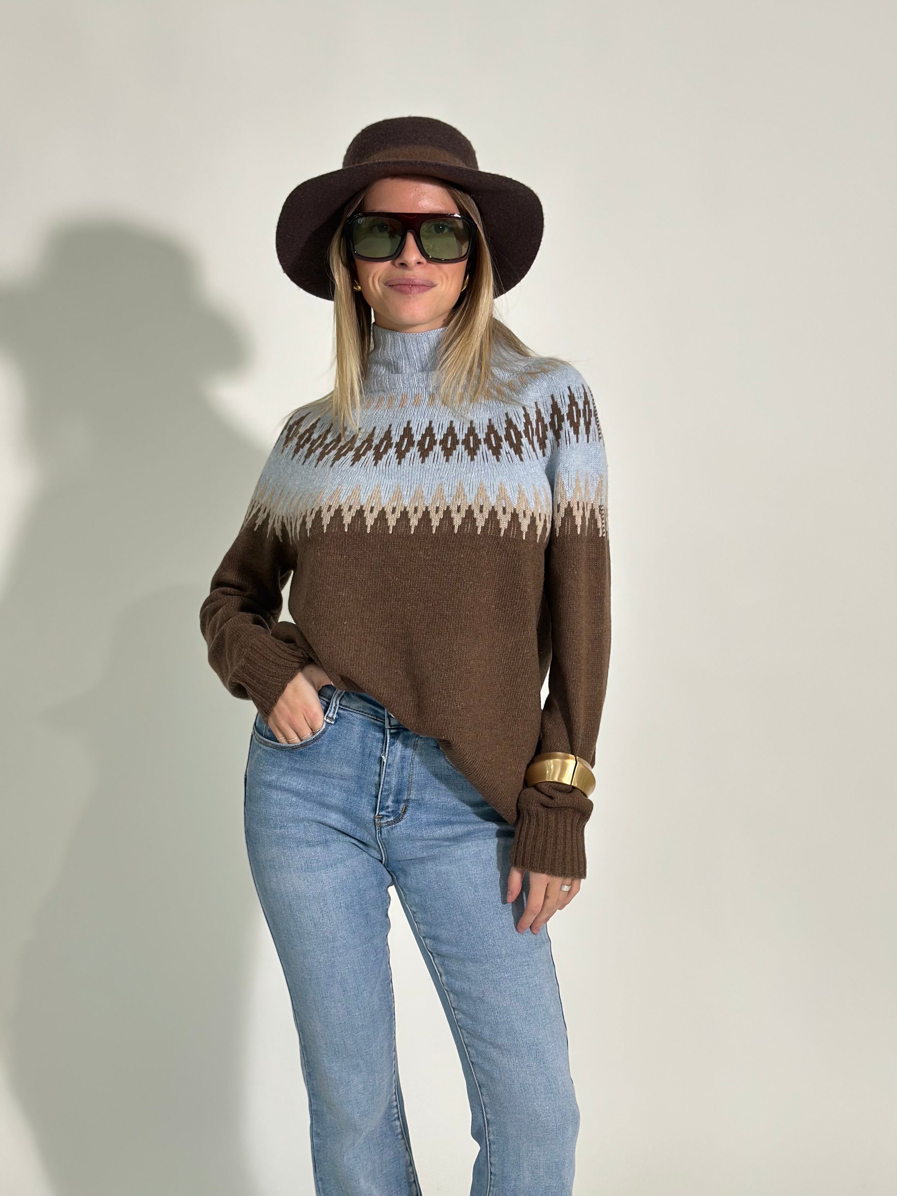 Maglia norvegese 8240 MORO CIELO