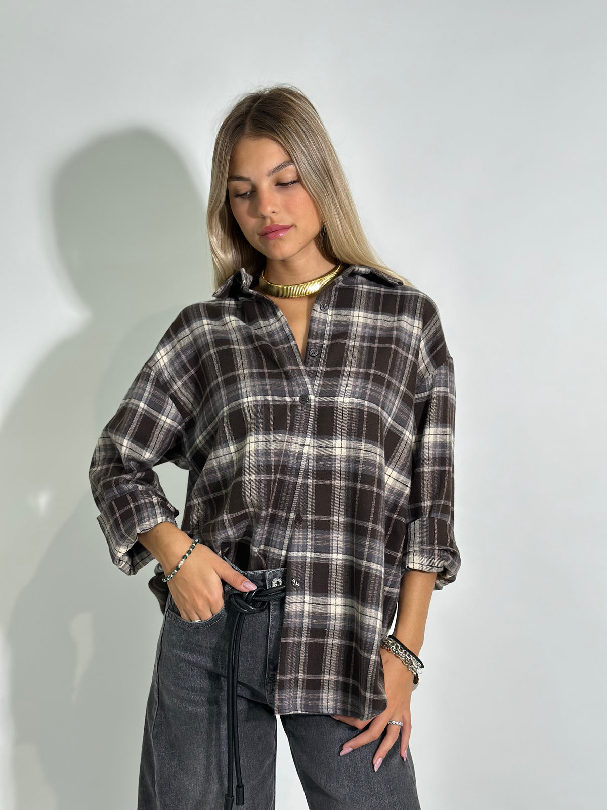Camicia madras 13731 MORO