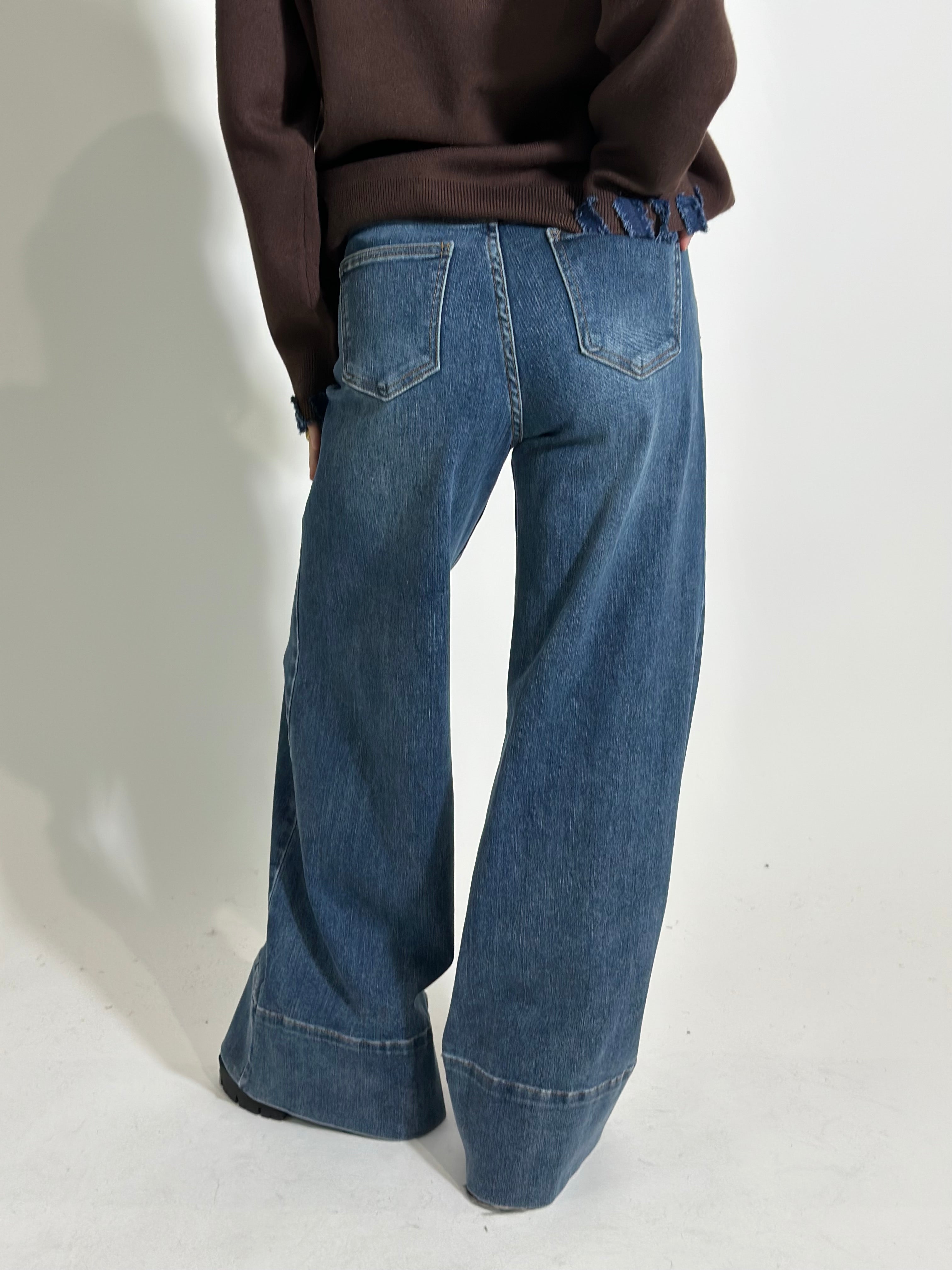 Jeans risvolto P281-1