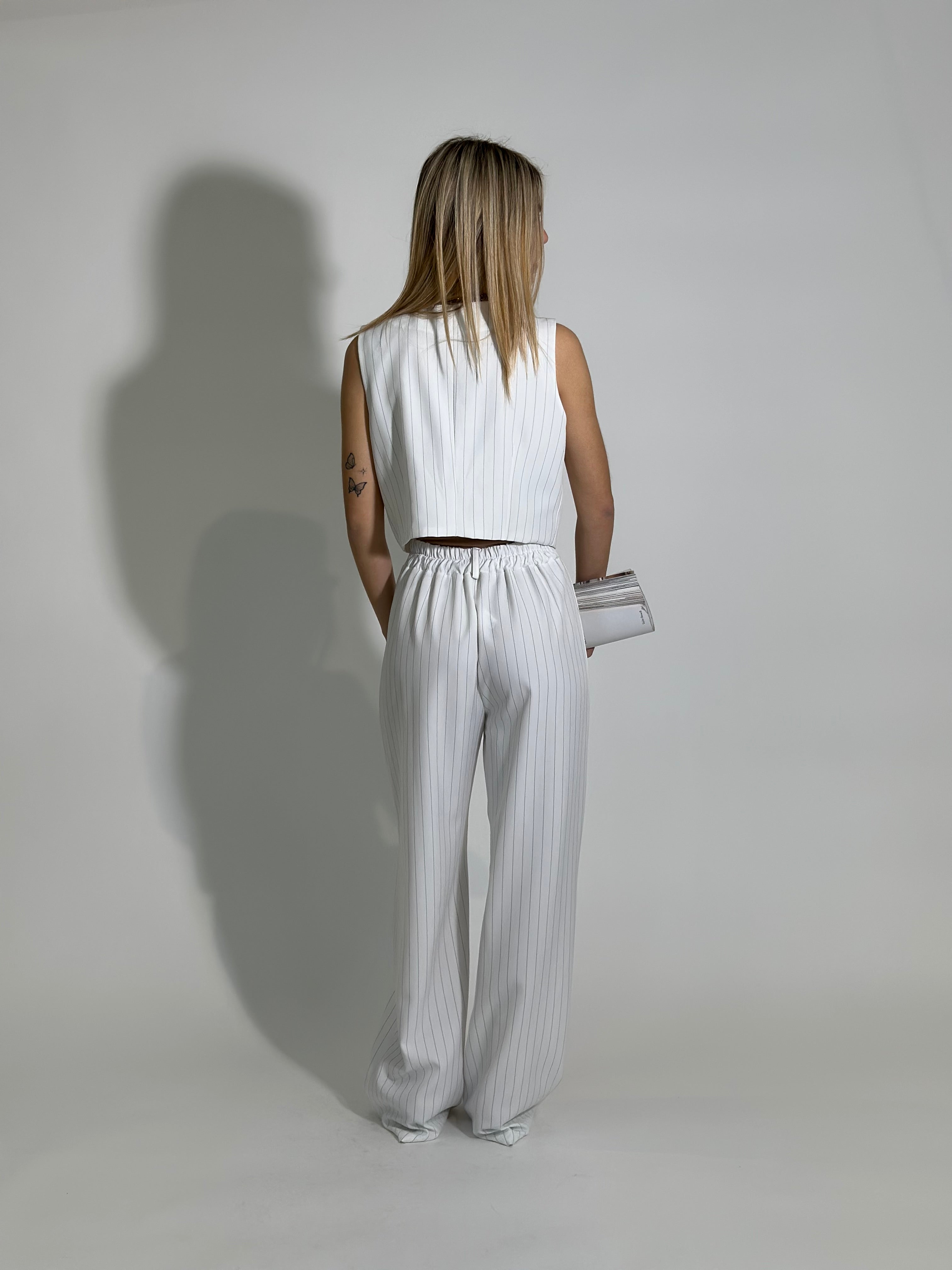 Completo gilet 35755 BIANCO