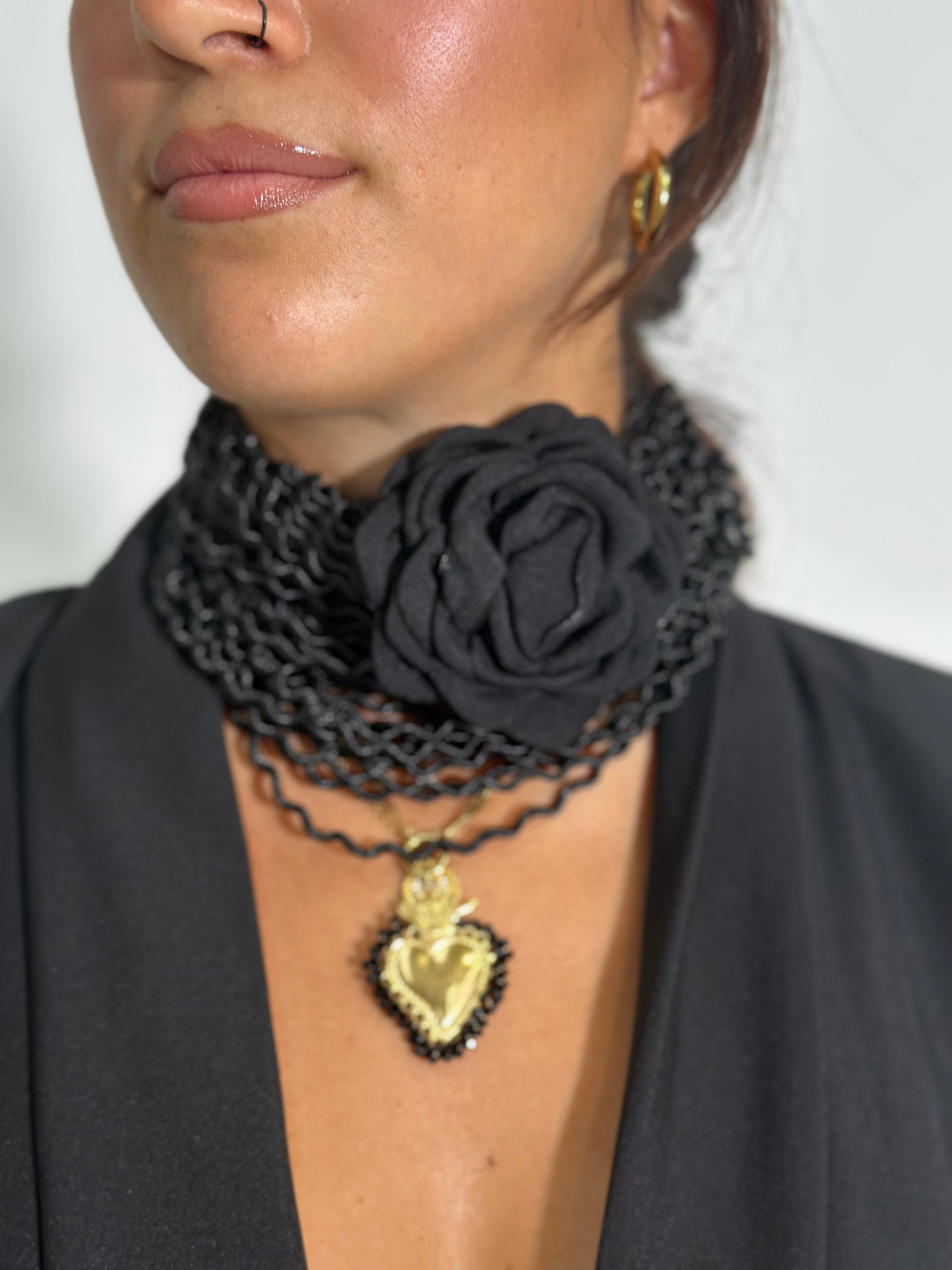 Collana fiore NK9282
