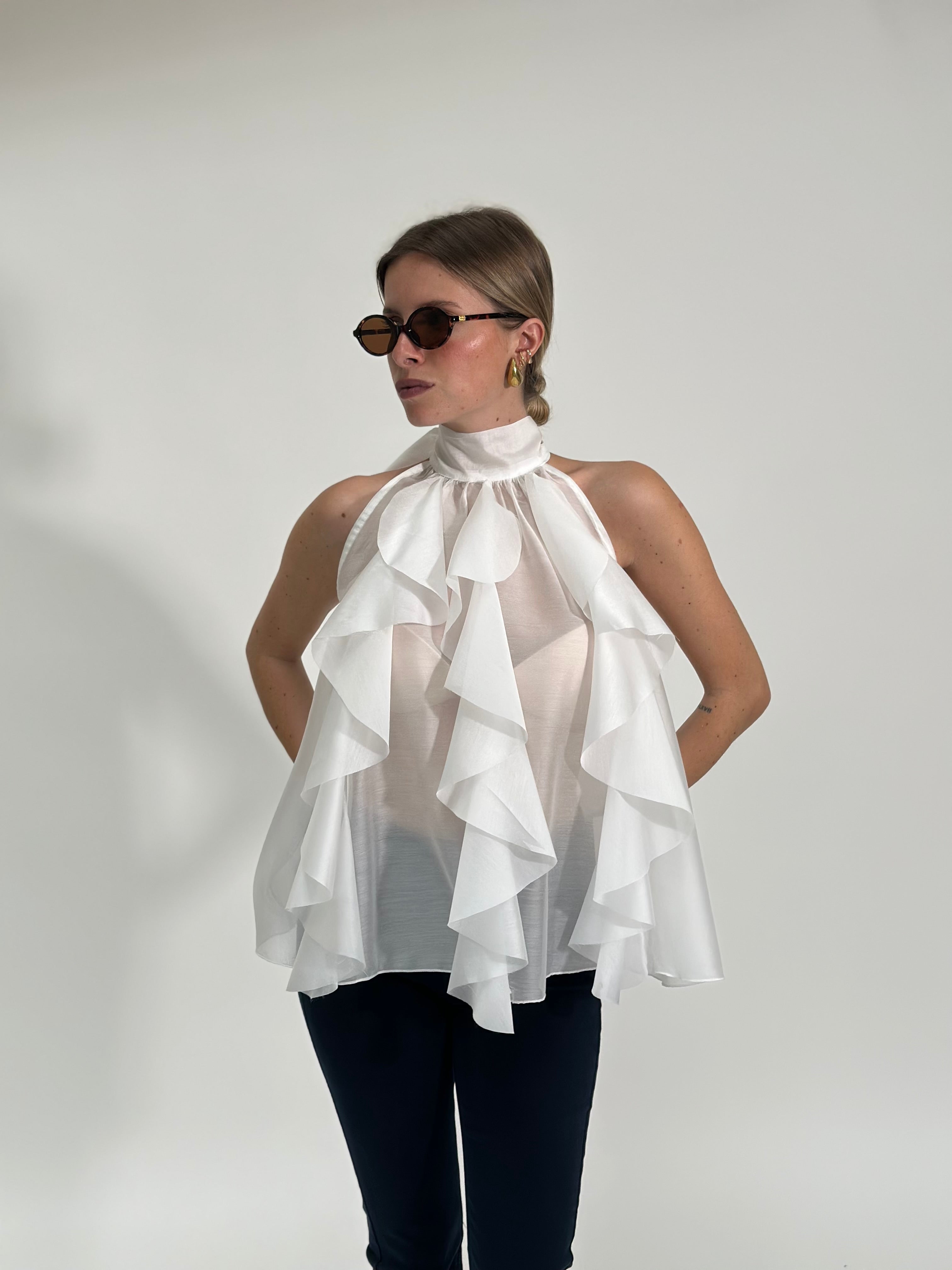 Top rouge 4529 BIANCO
