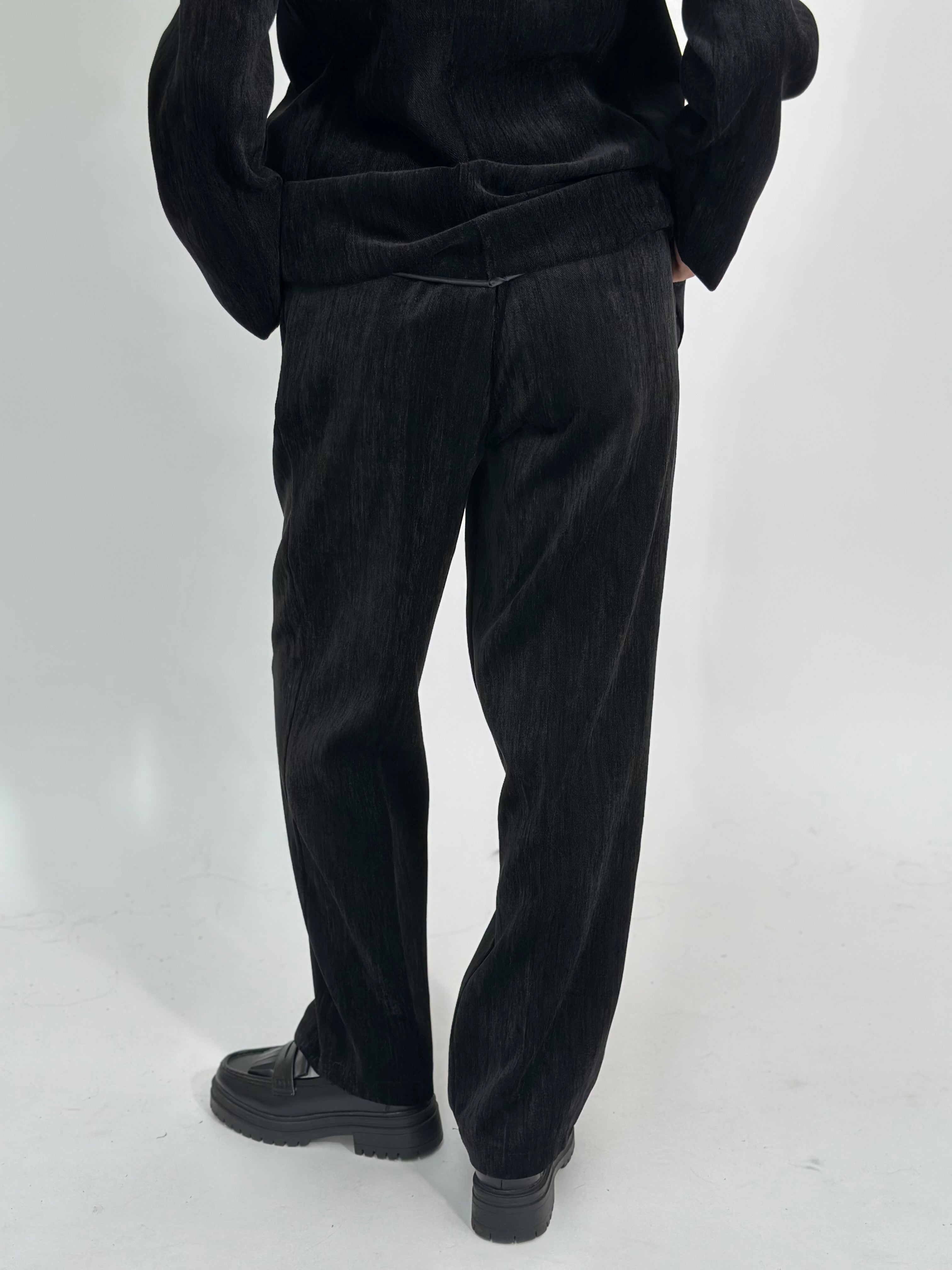 Pantalone velour 5188 NERO