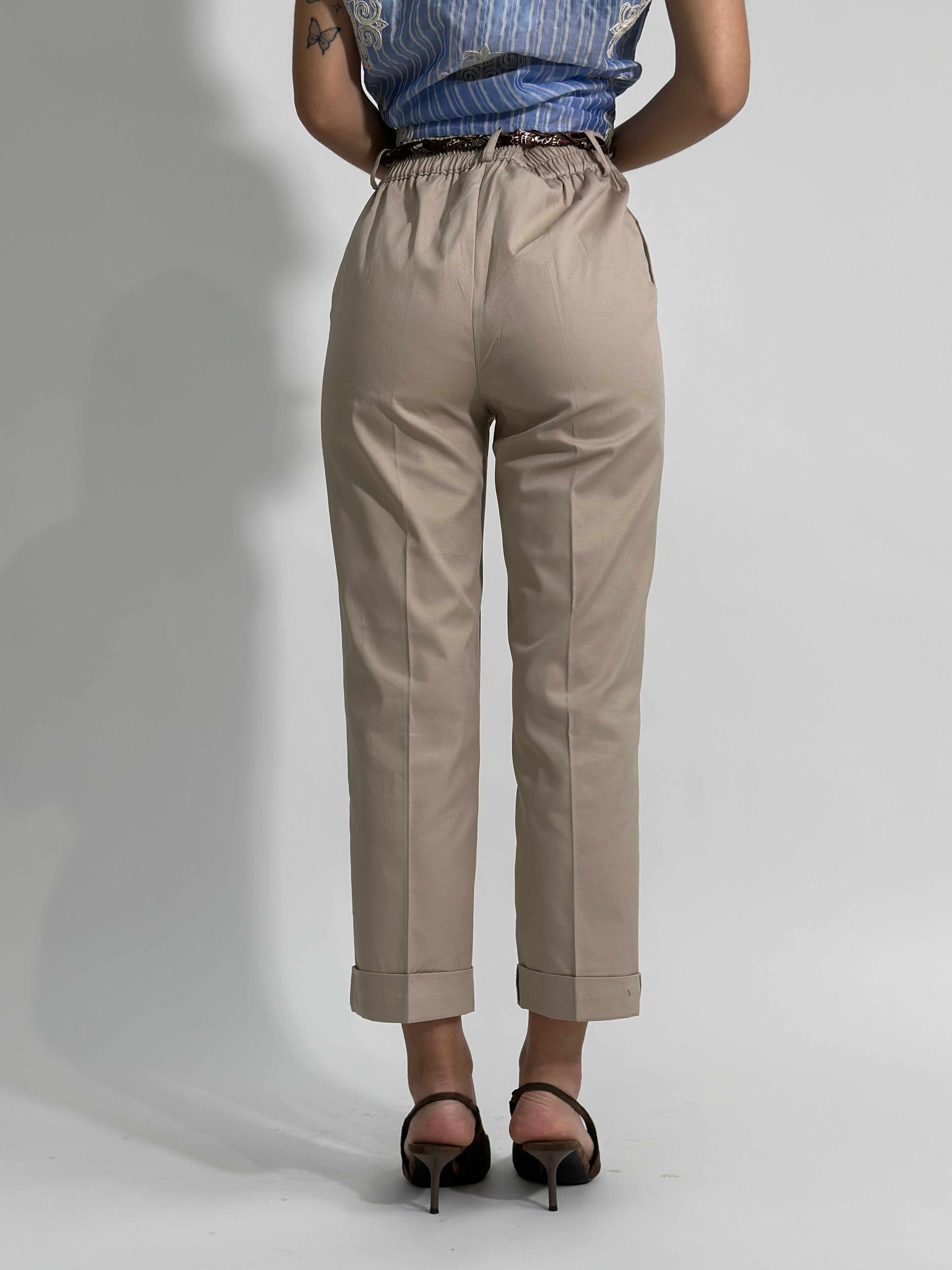 Pantalone sigaretta 83078 BEIGE