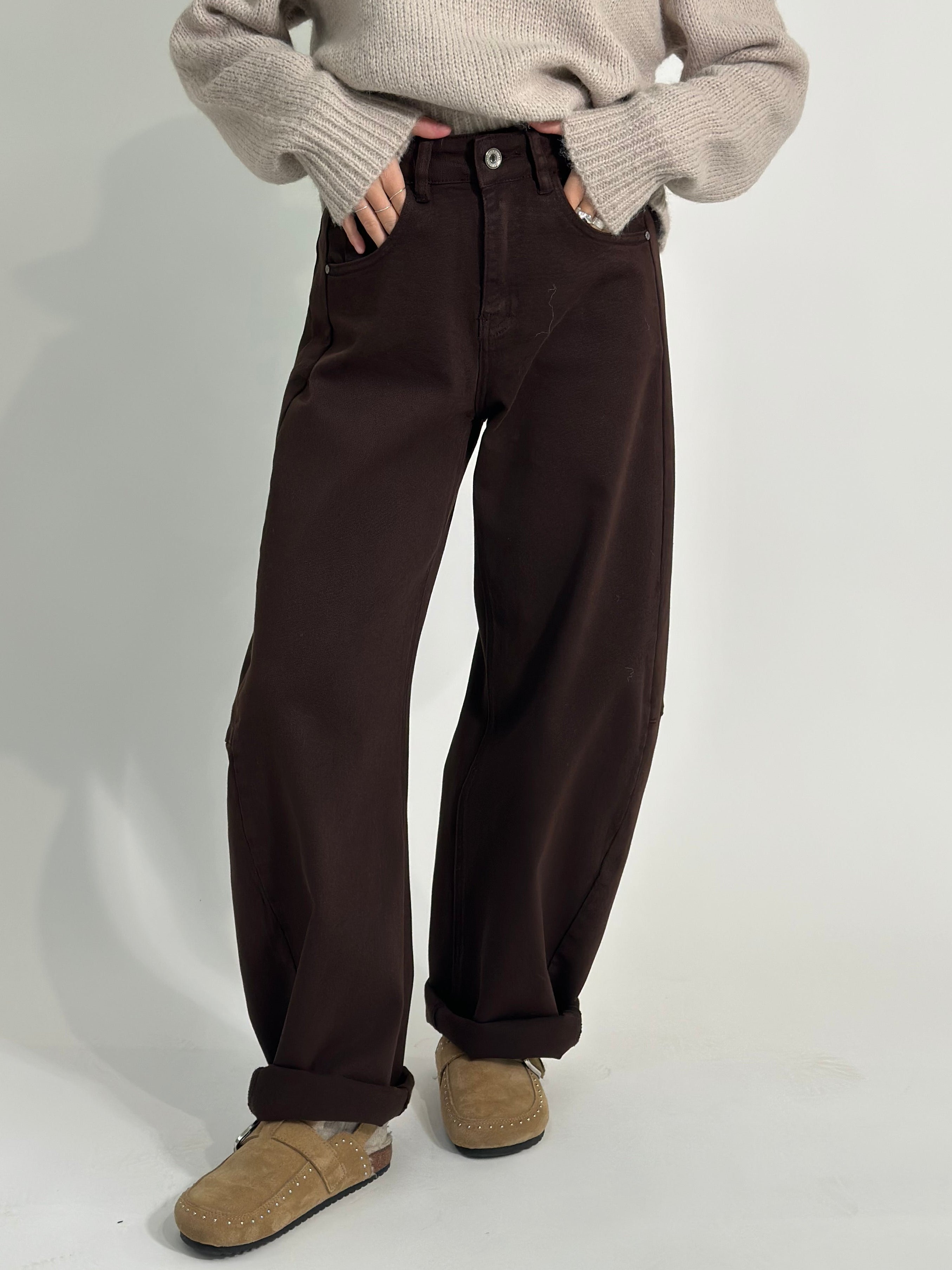 Pantalone baloon 9285 CHOCO