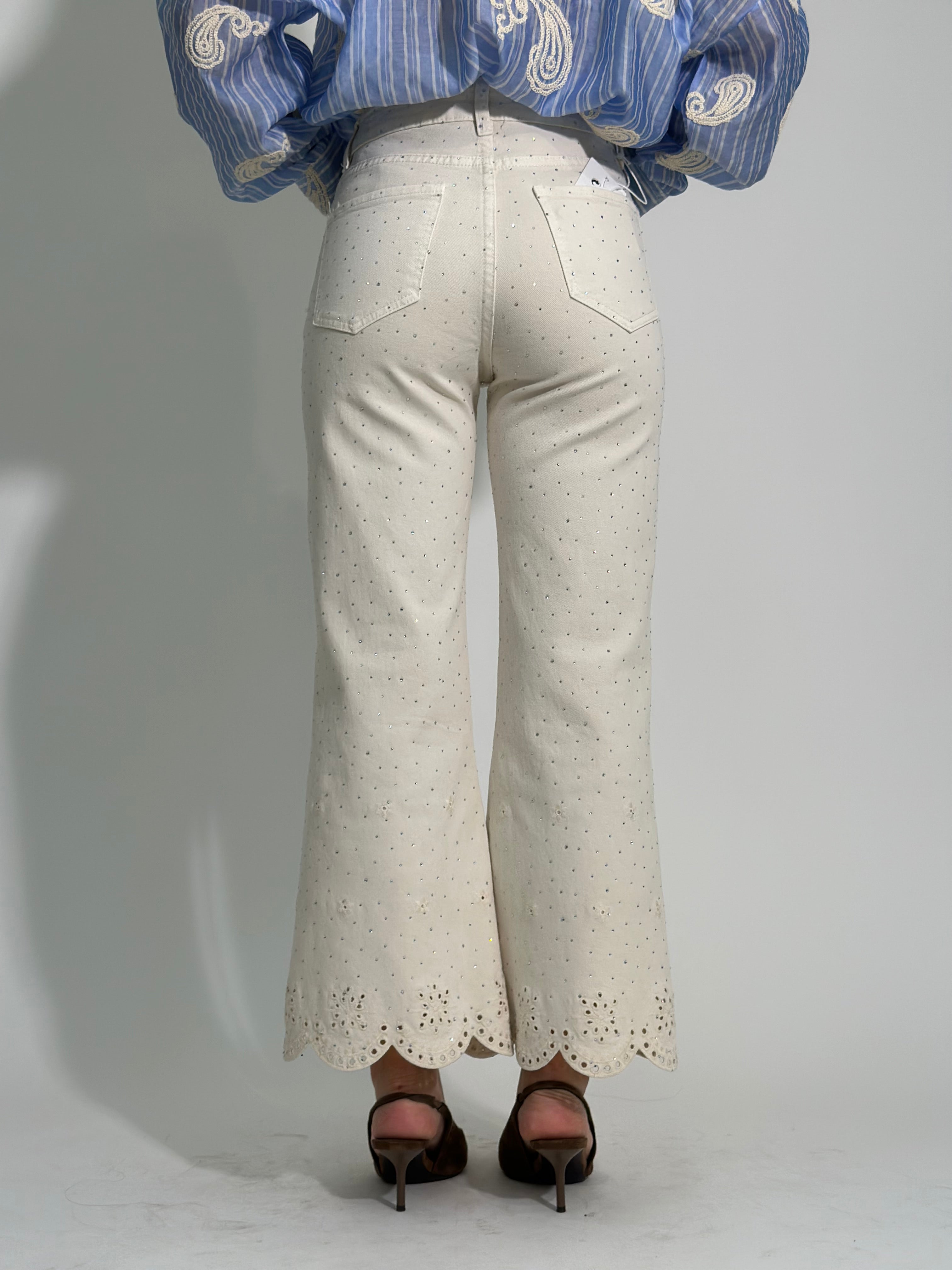 Jeans strass sangallo 5386-38