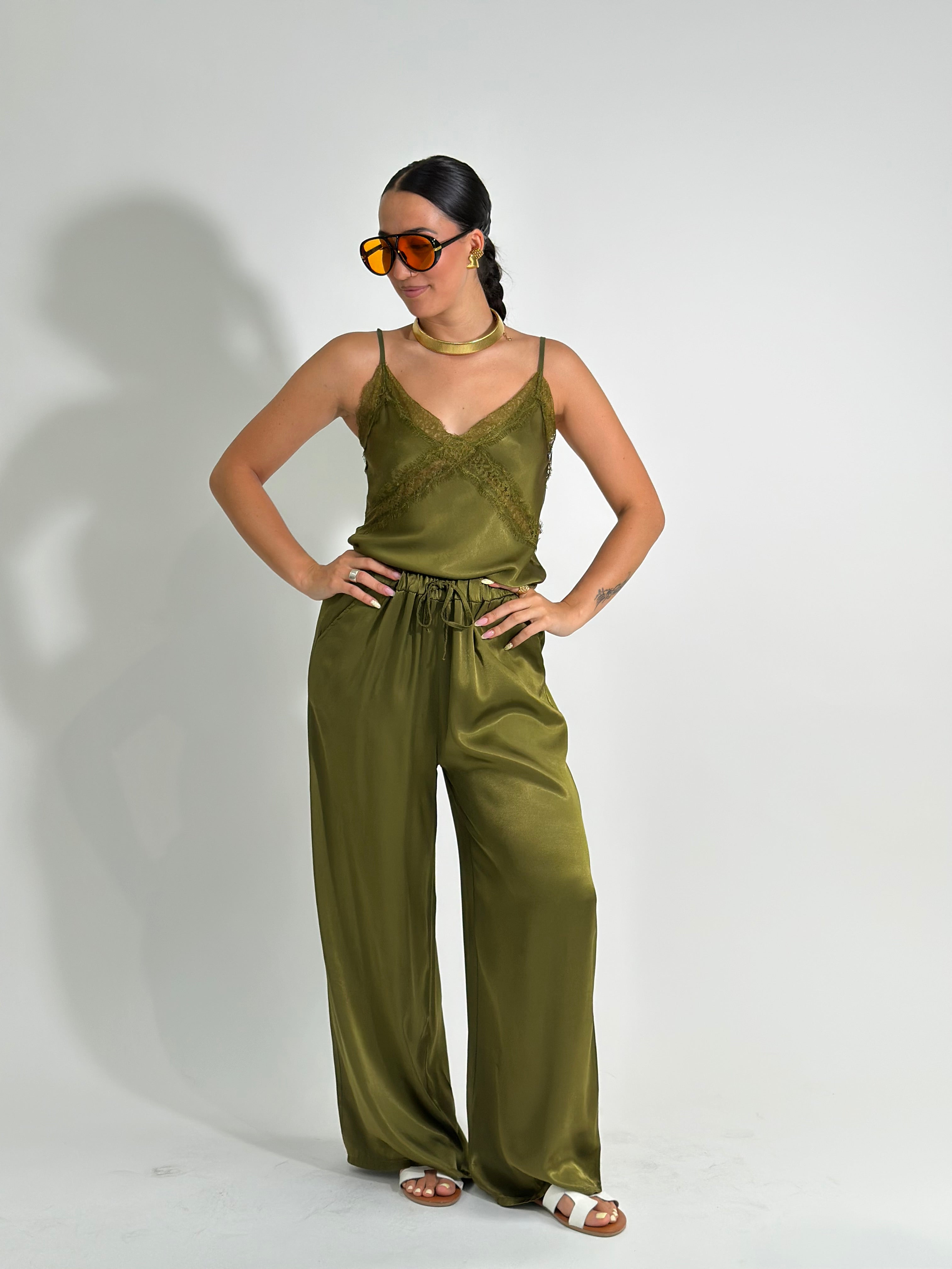 Top satin pizzo 80228