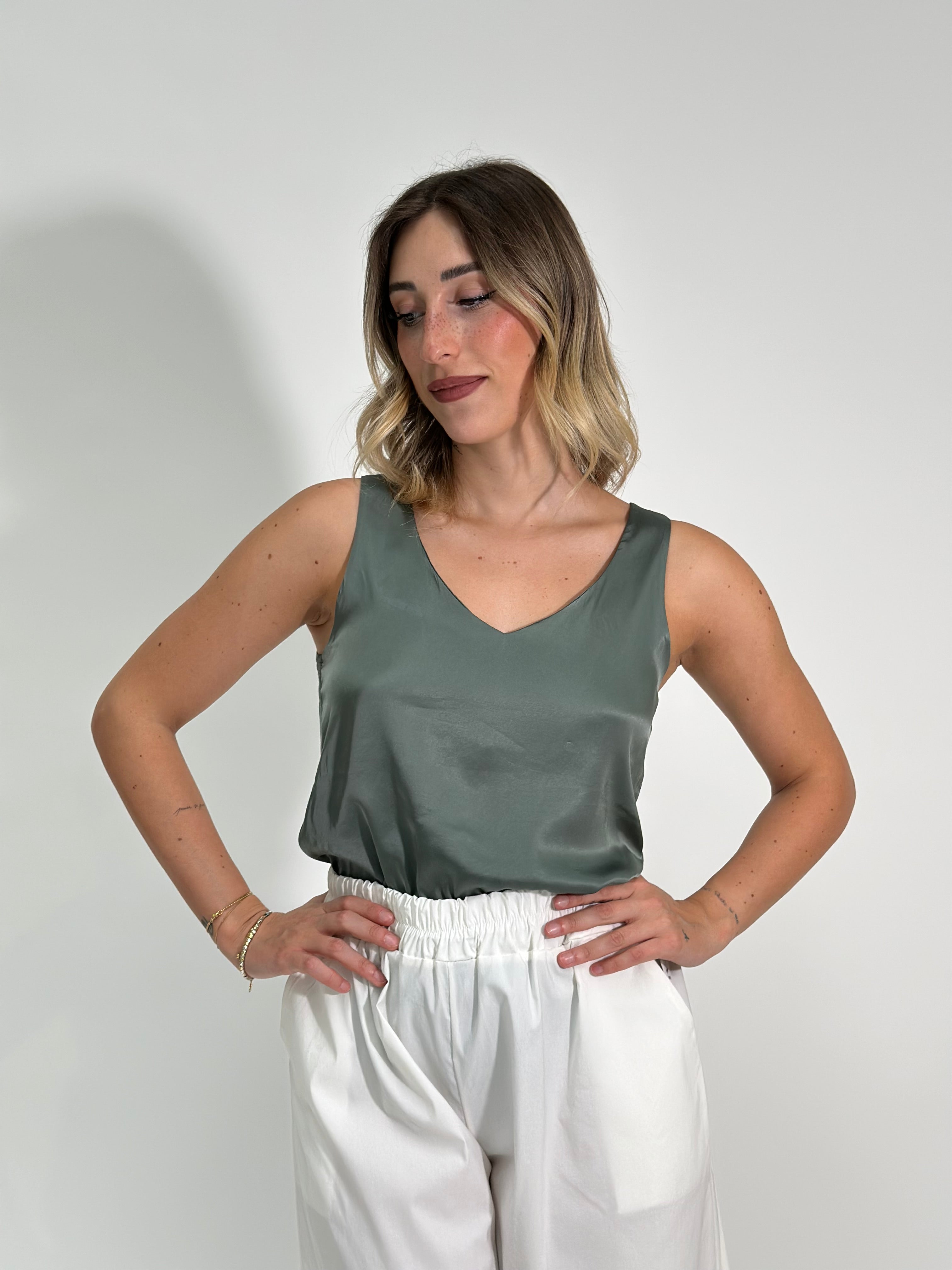 Canotta satin 10728 3+1 OMAGGIO