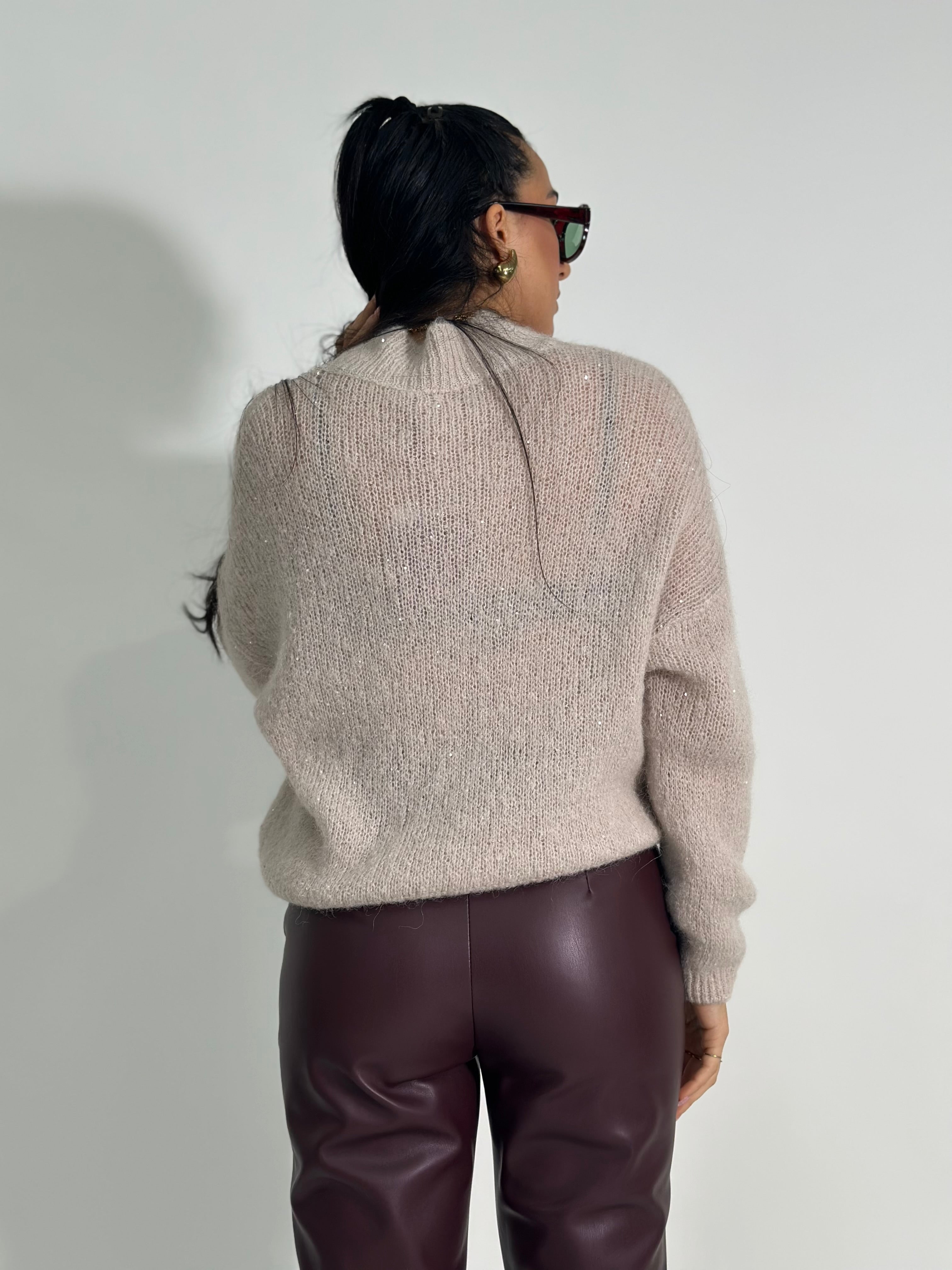 Maglia alpaca paillettes 7731