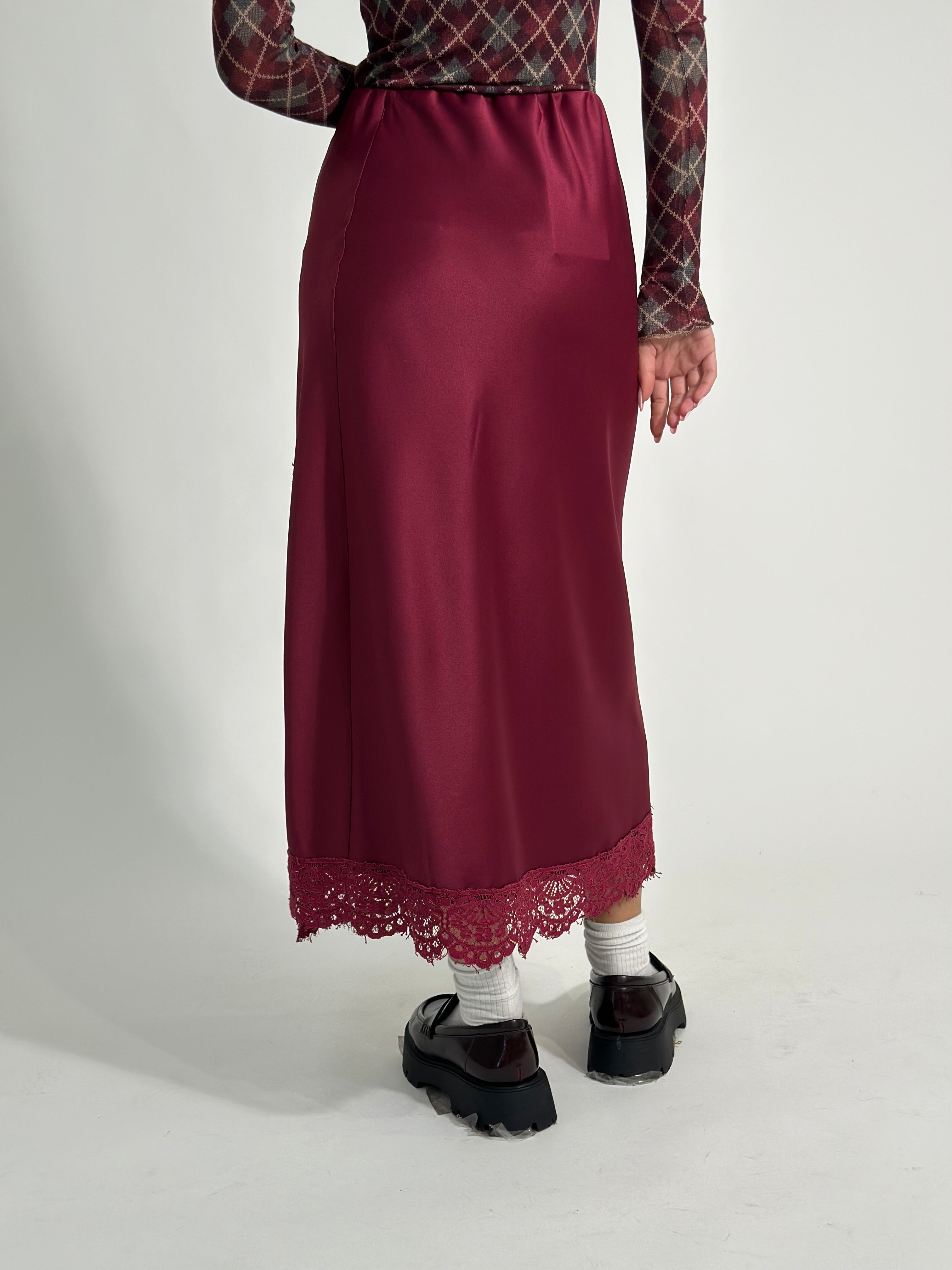 Gonna lingerie 11917 BURGUNDY