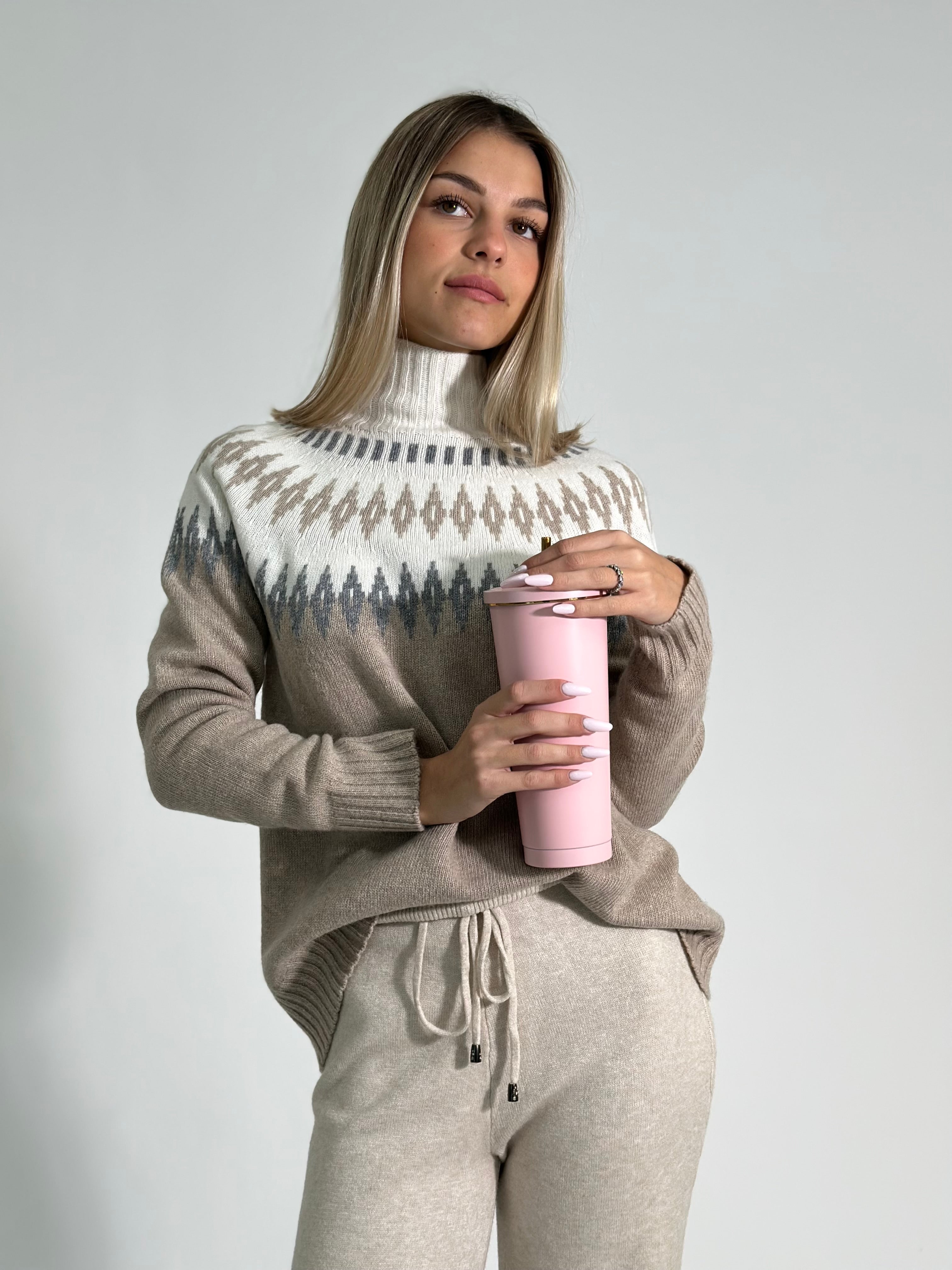 Maglia norvegese 8240 BEIGE