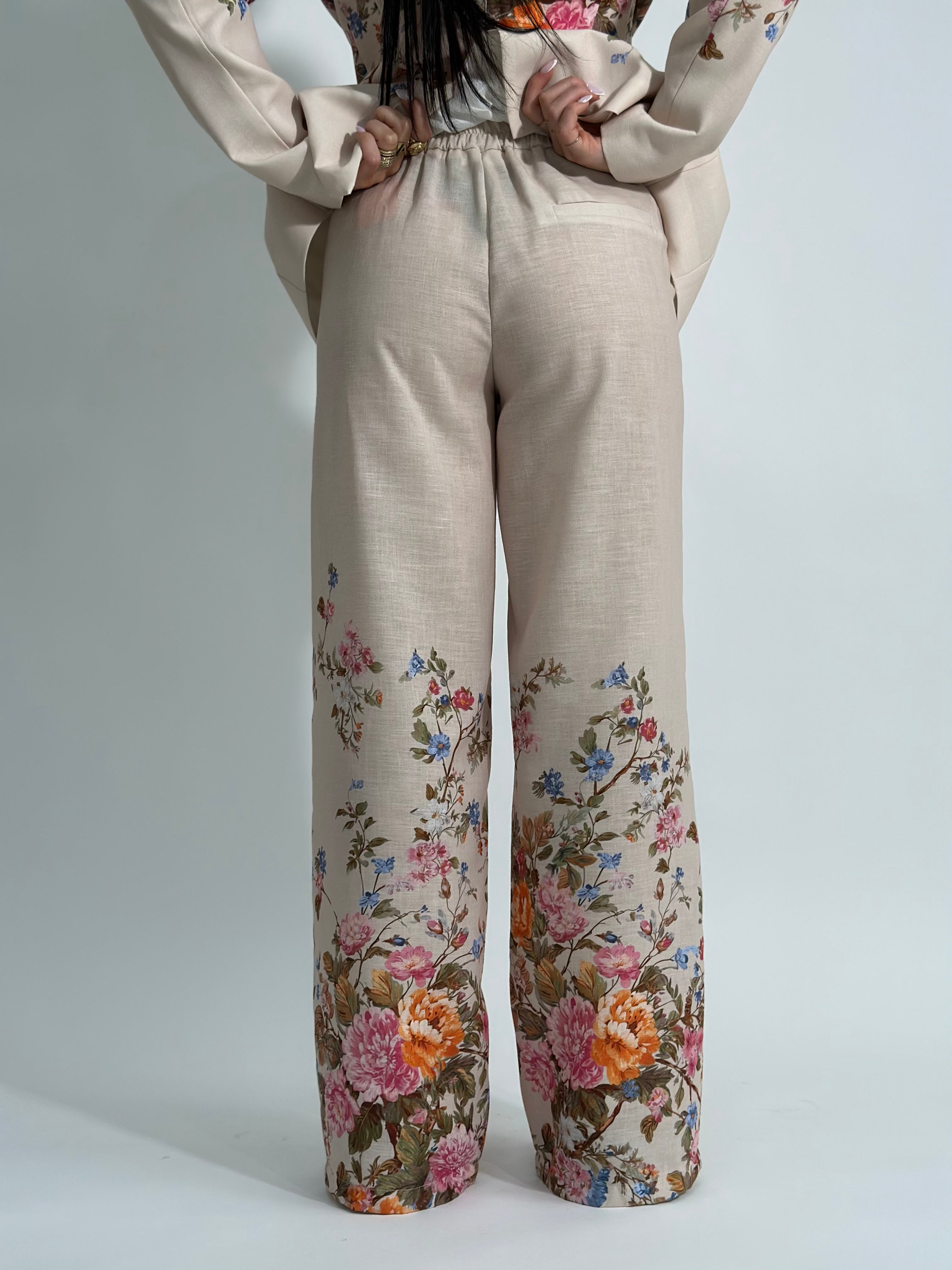 Pantaloni fiori 5420
