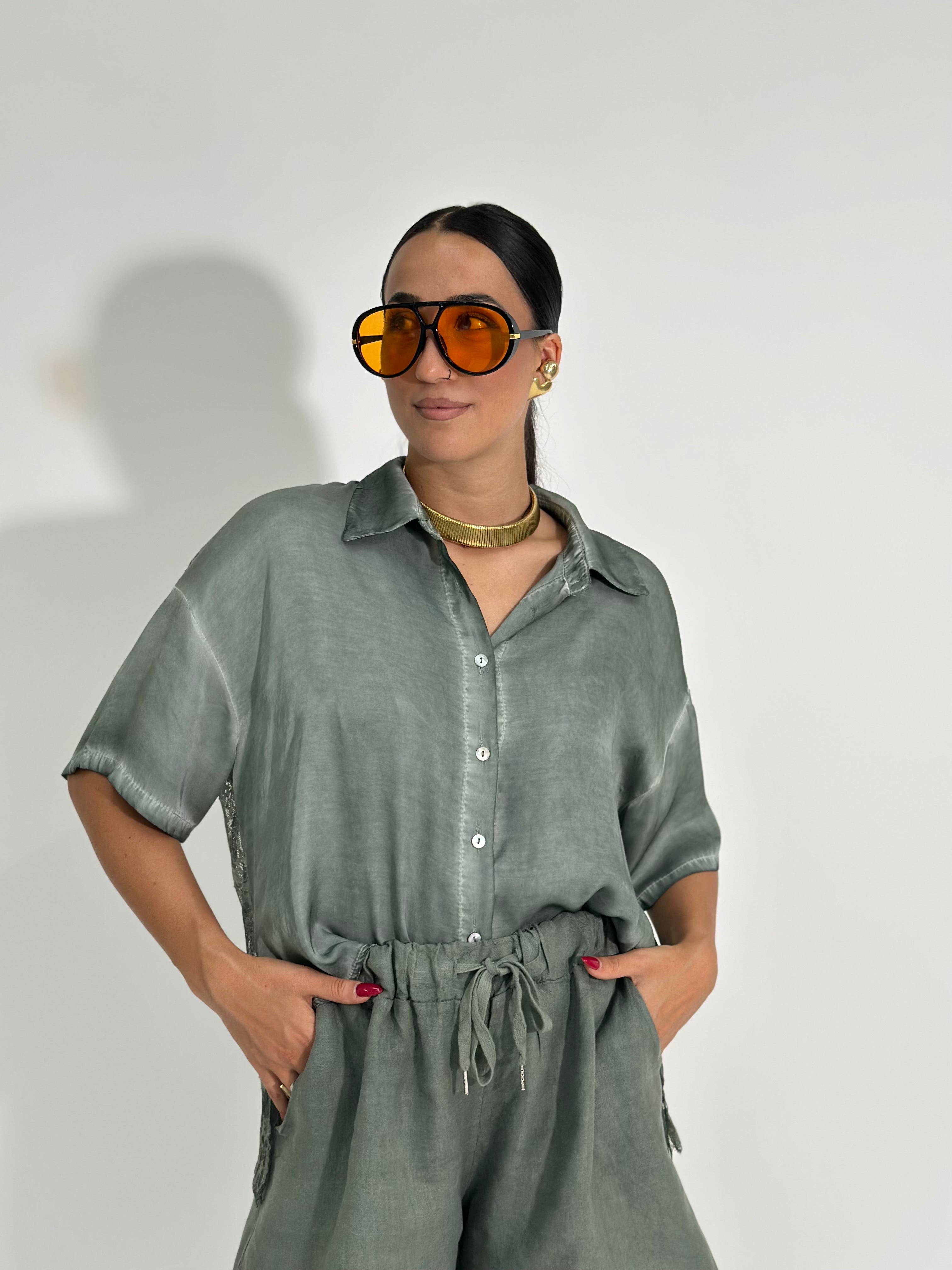 Camicia pizzo 10674
