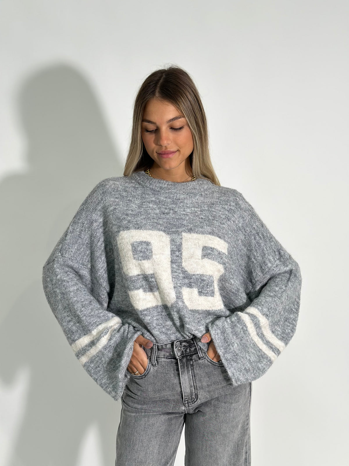 Maglia college 173 GRIGIO