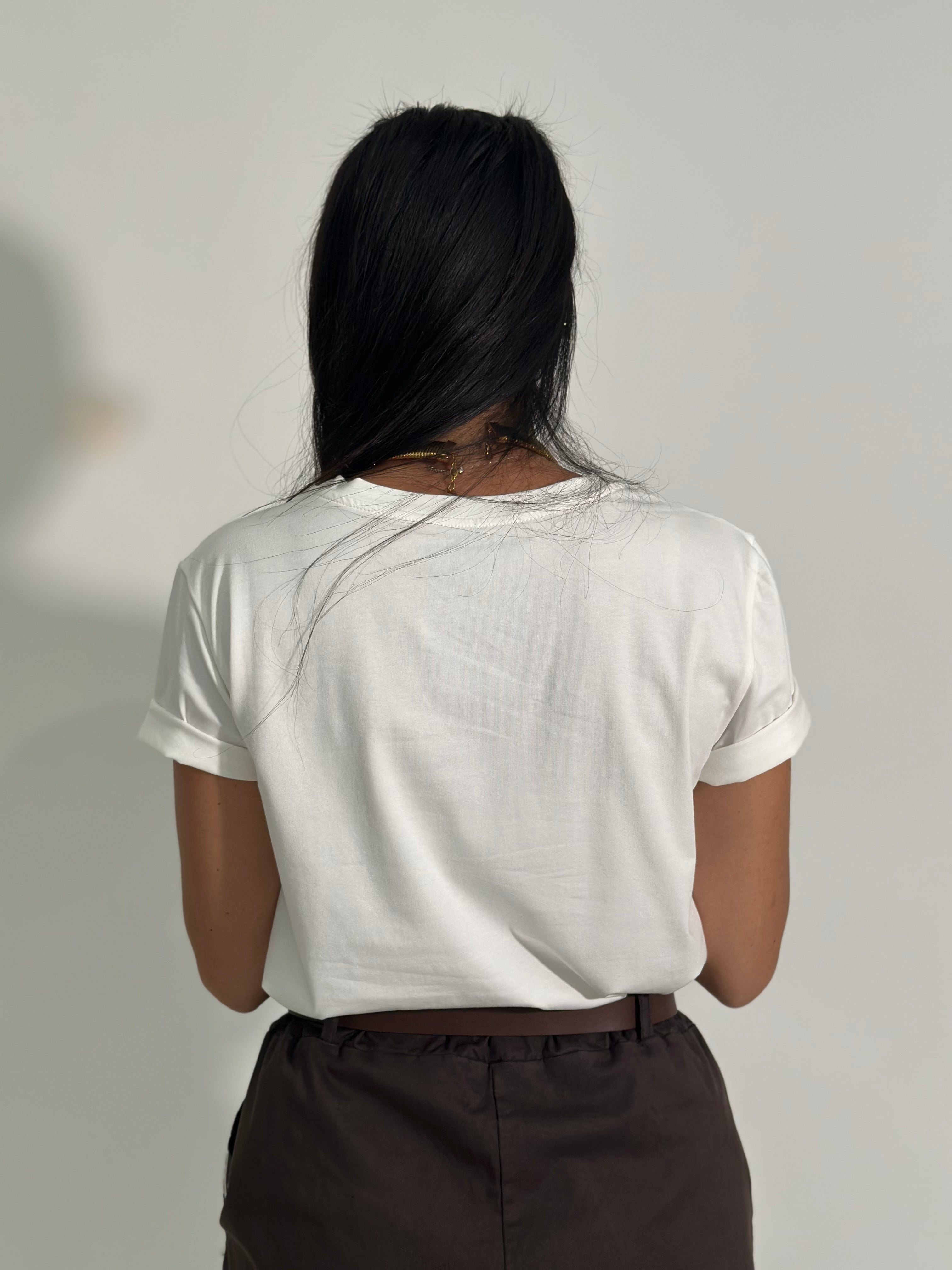 T-shirt cuore 8112