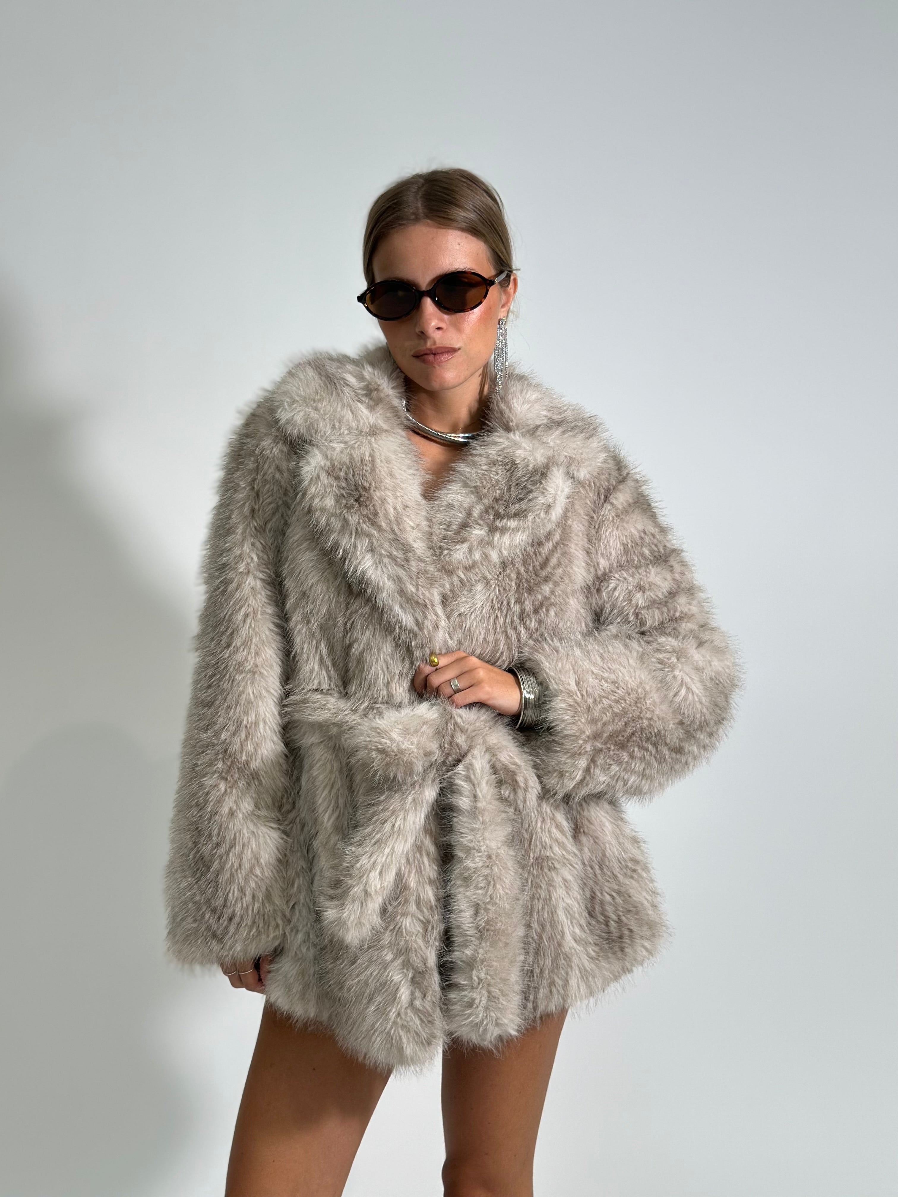 Pelliccia Y0231 BEIGE