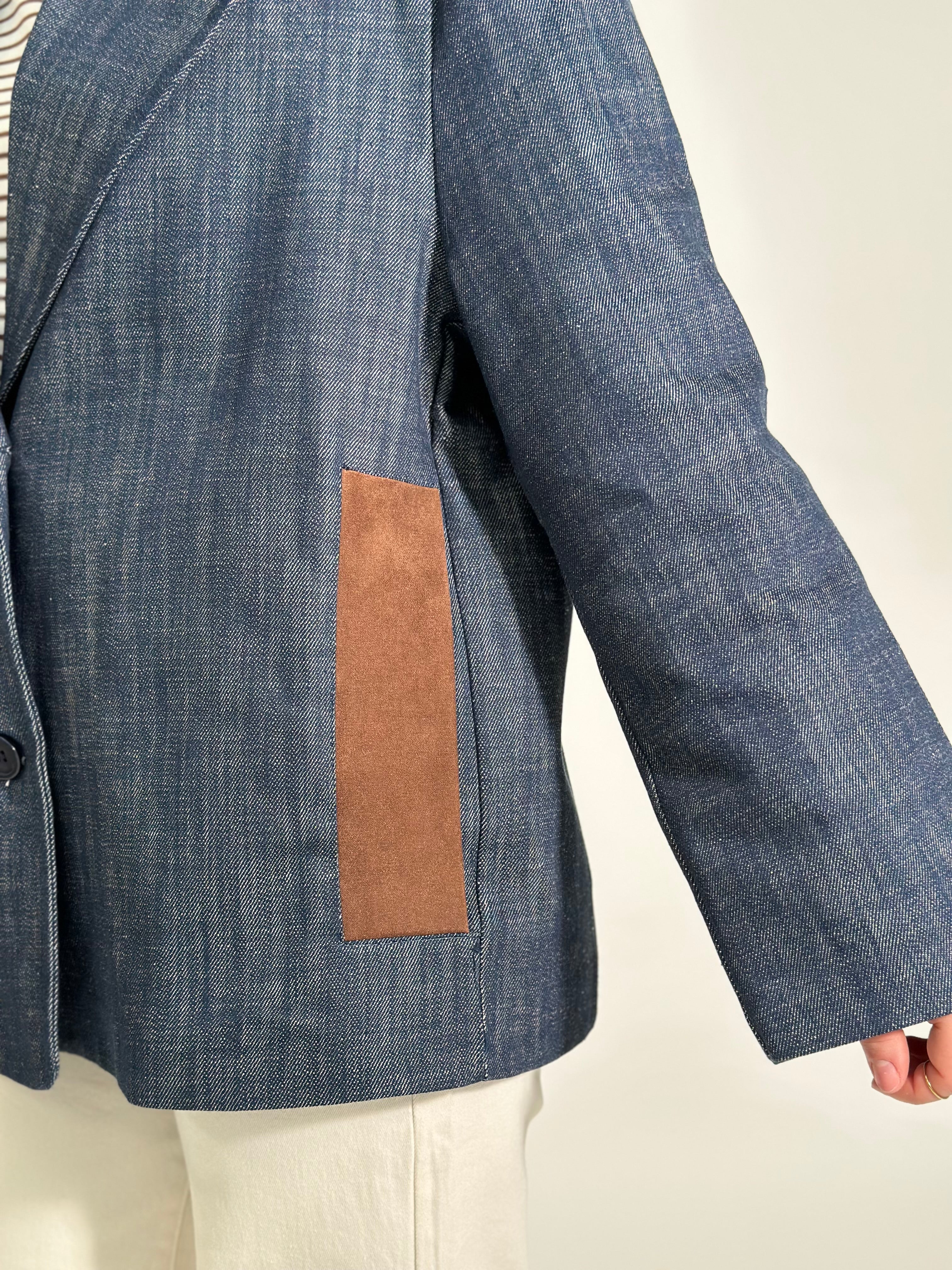 Giacca  denim over 78244