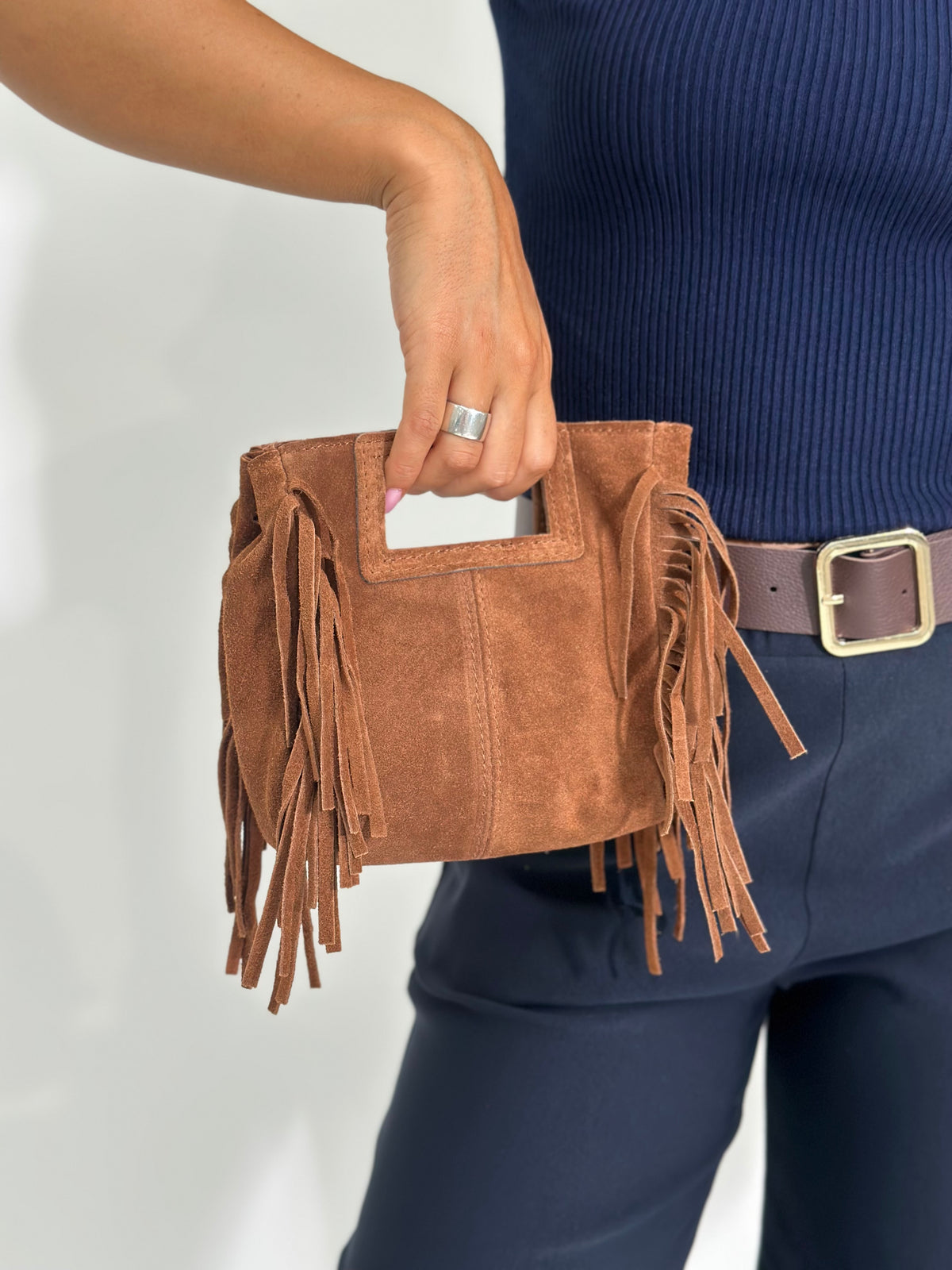 Mini bag vera pelle